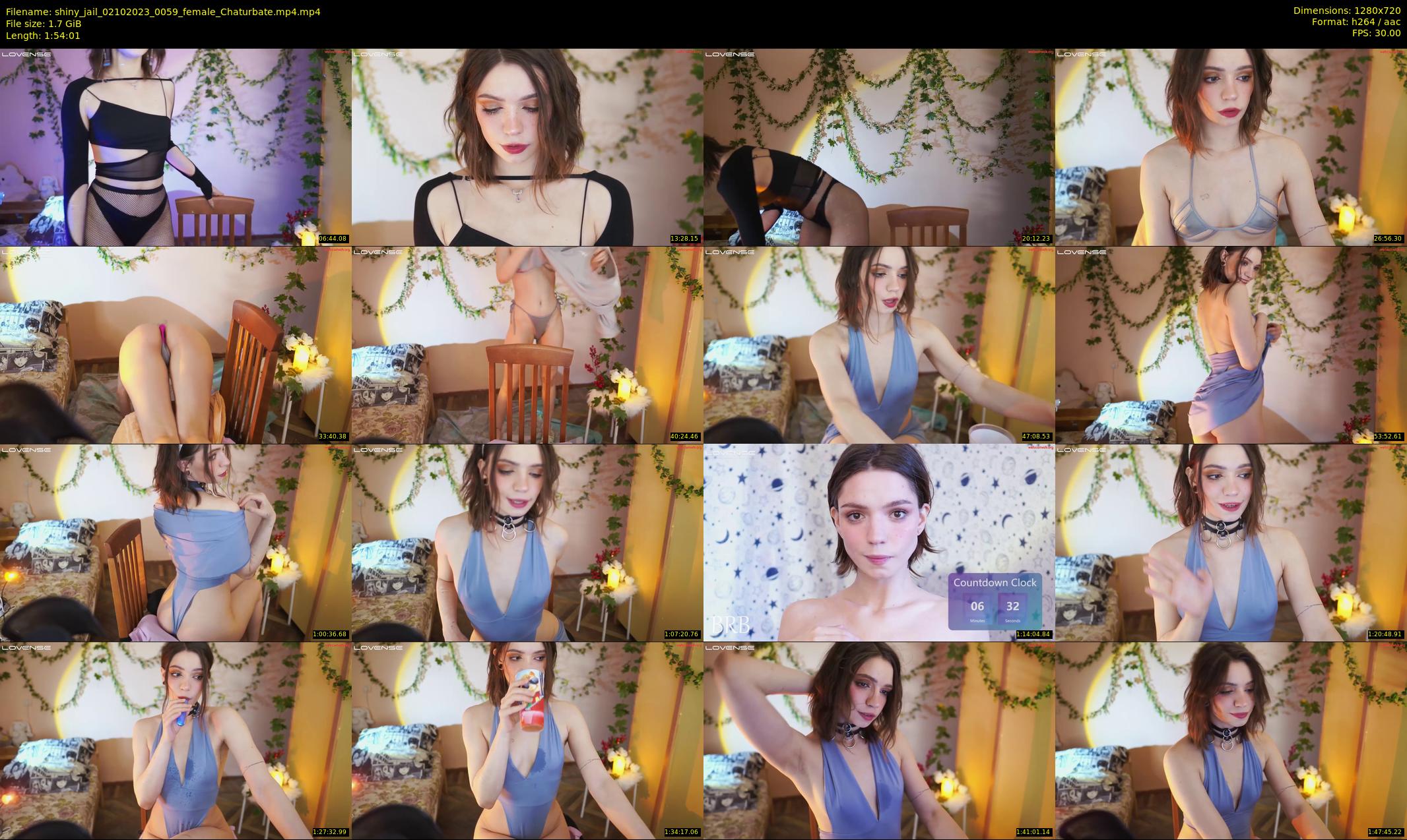 shiny_jail — 115 minute Chaturbate female cam show recording, 720p, Oct 2, 2023