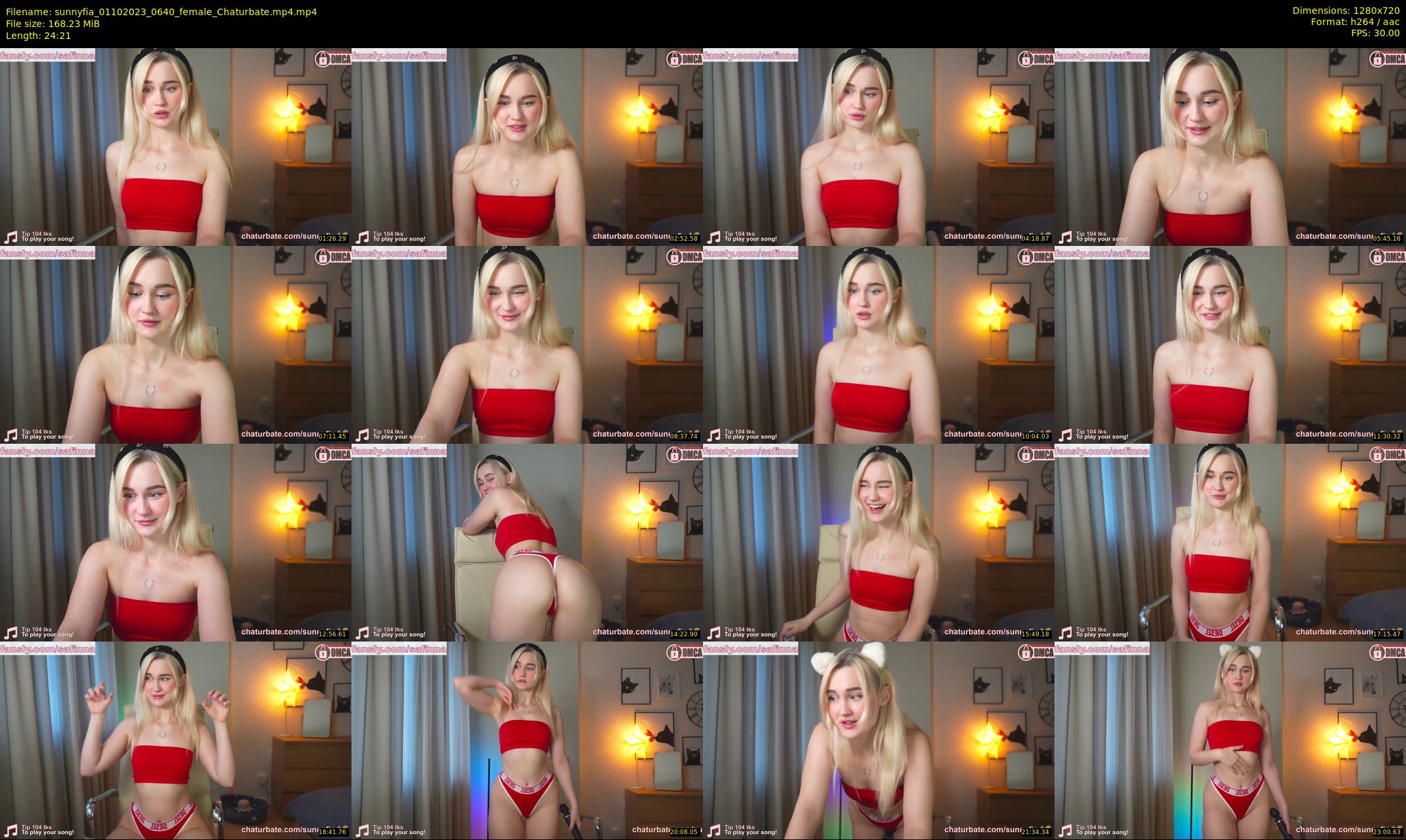 sunnyfia — 25 minute Chaturbate female cam show recording, 720p, Oct 1, 2023