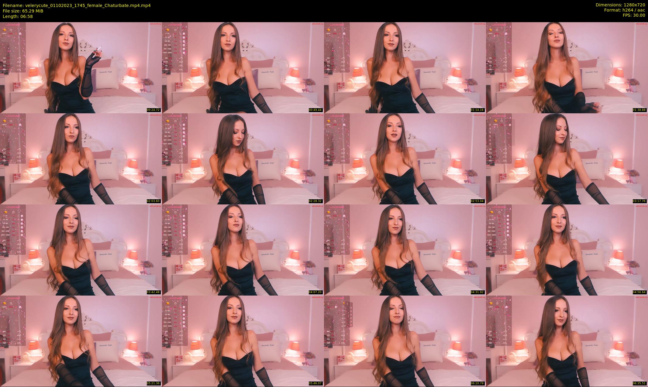 velerycute — 7 minute Chaturbate female cam show recording, 720p, Oct 1, 2023