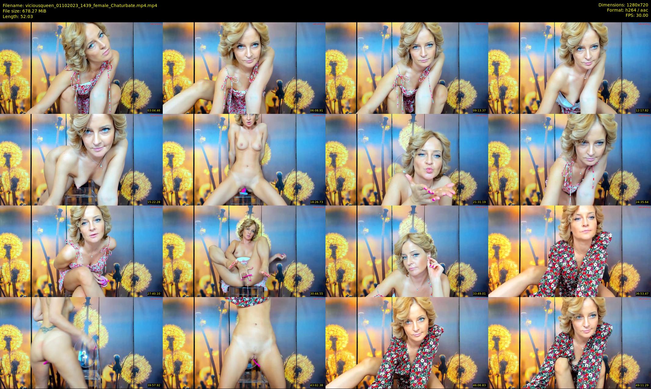viciousqueen — 53 minute Chaturbate female cam show recording, 720p, Oct 1, 2023