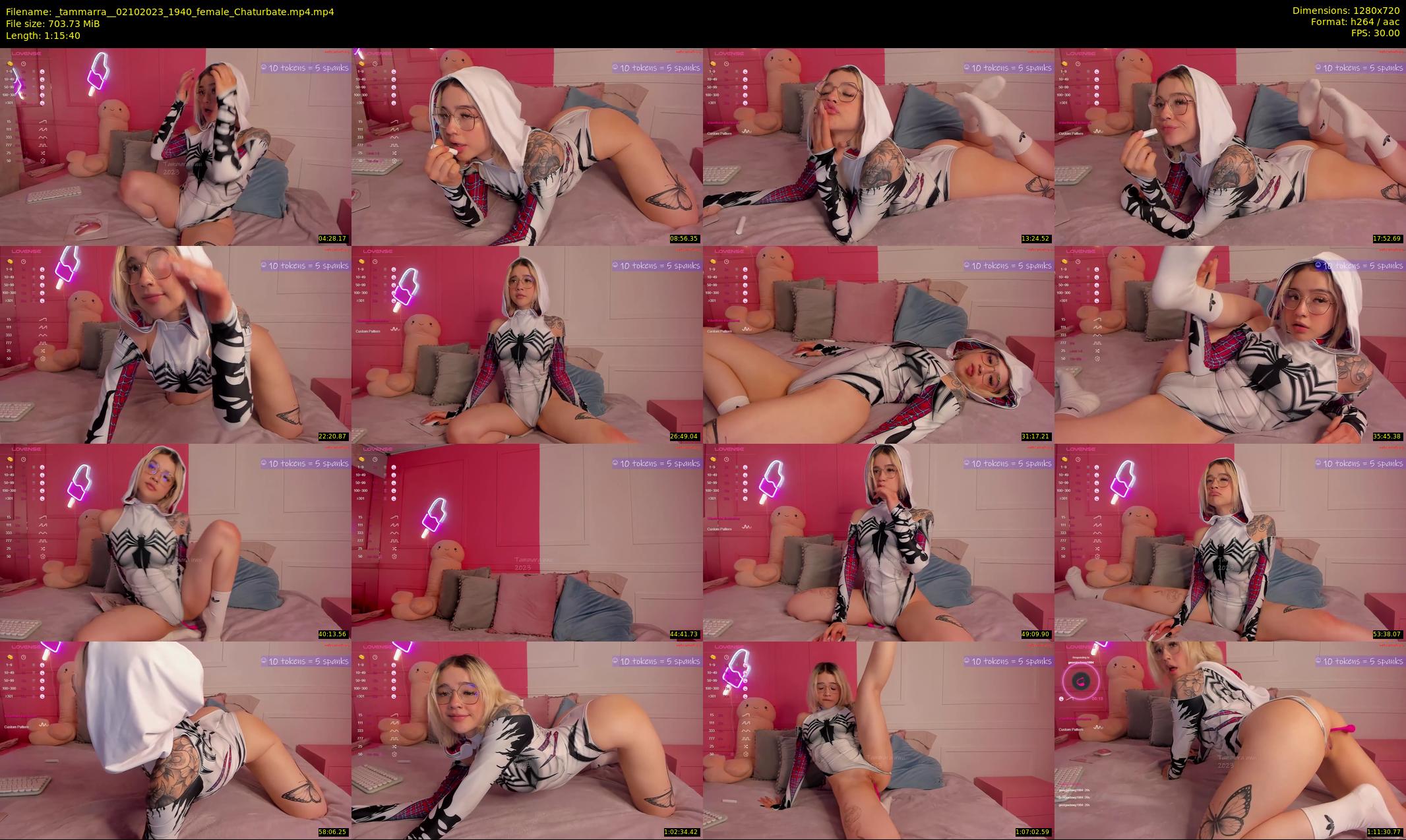 _tammarra_ — 76 minute Chaturbate female cam show recording, 720p, Oct 2, 2023