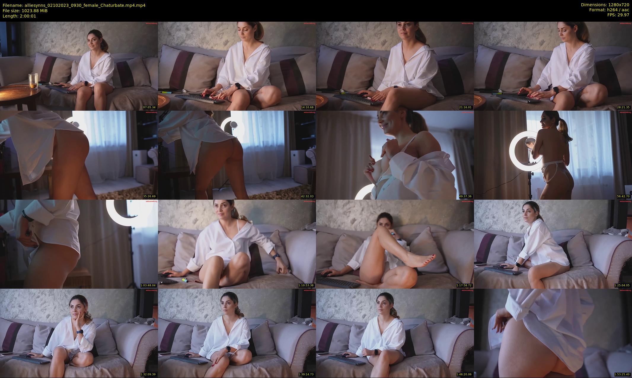 alliesynns — 121 minute Chaturbate female cam show recording, 720p, Oct 2, 2023