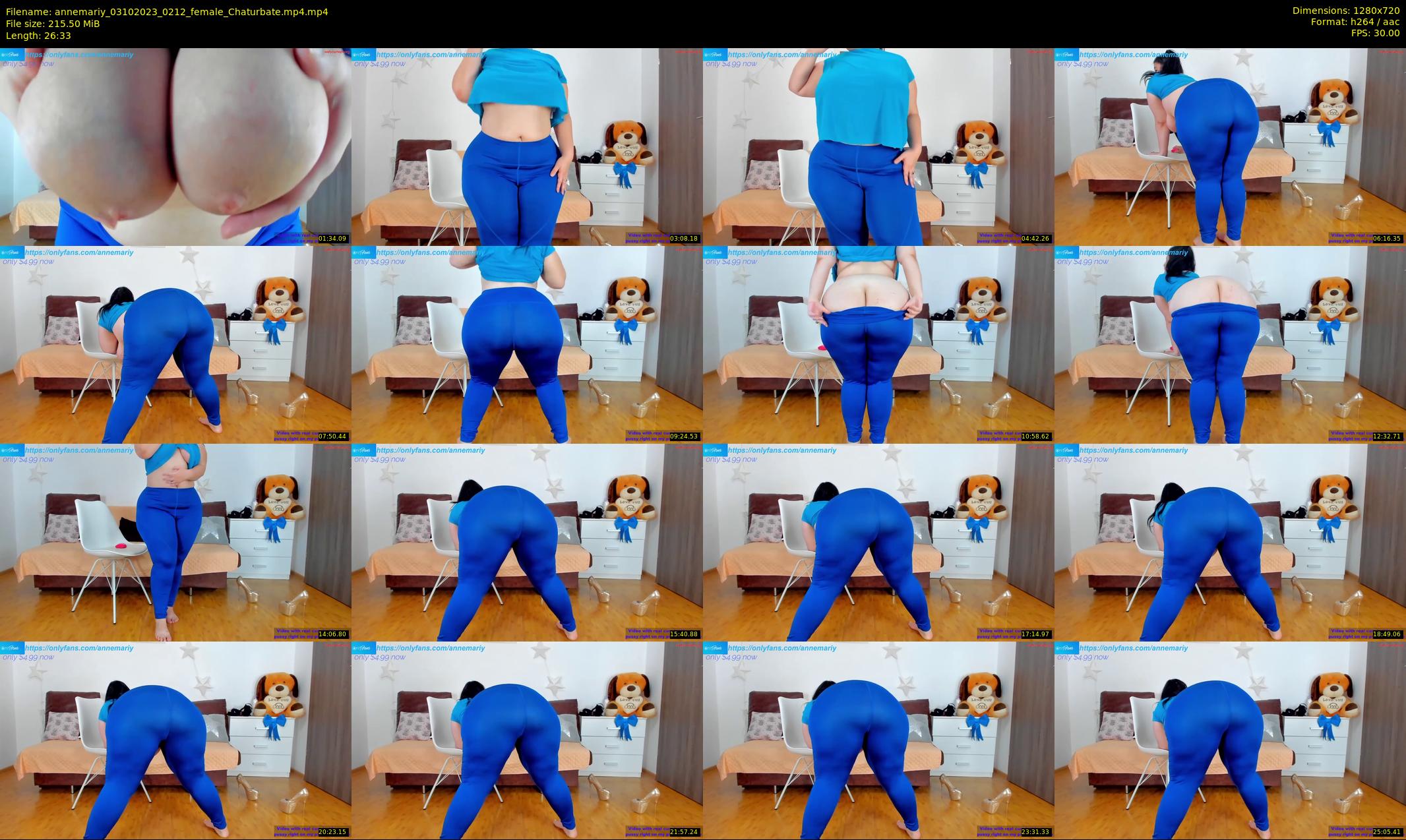 annemariy — 27 minute Chaturbate female cam show recording, 720p, Oct 3, 2023