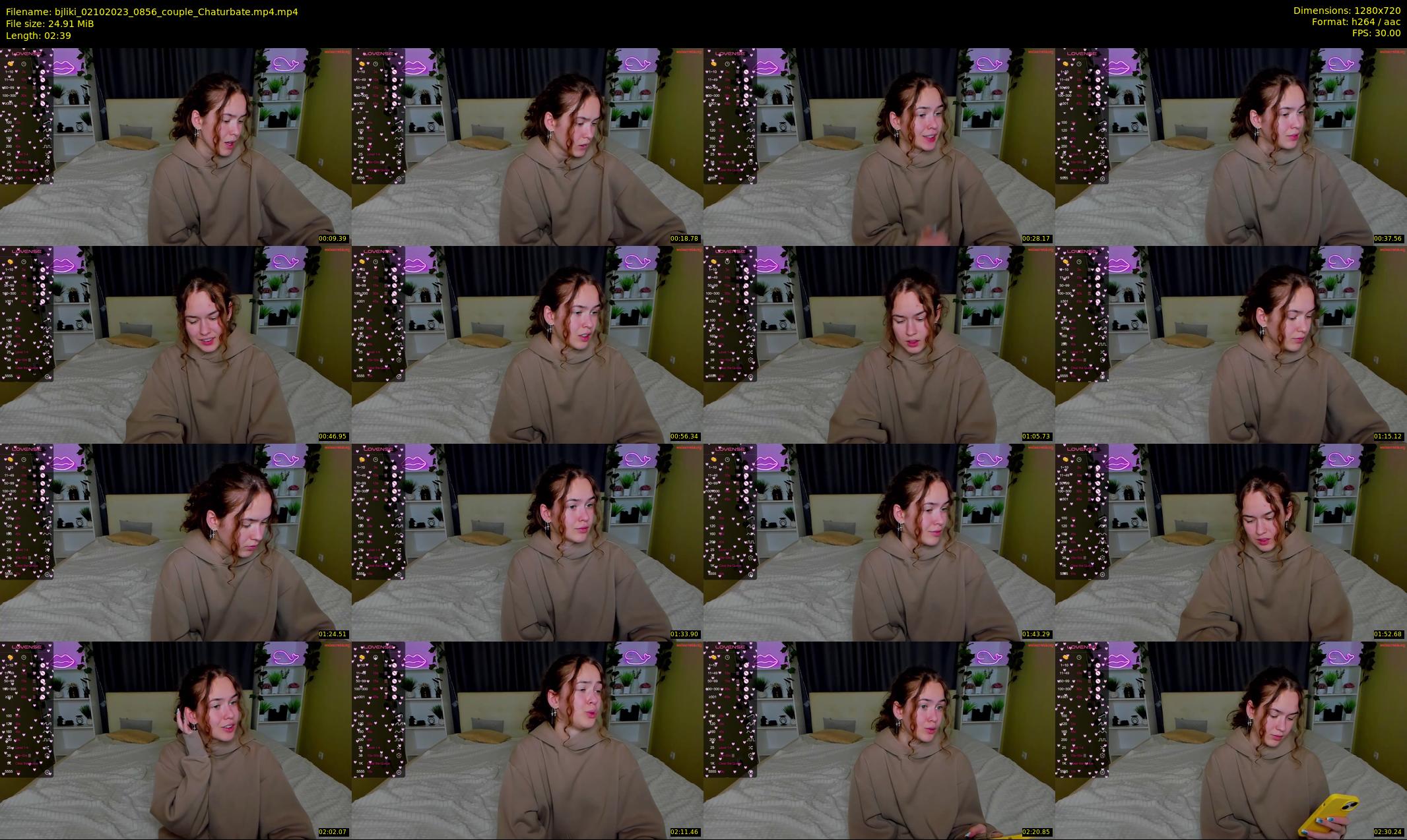bjliki — 3 minute Chaturbate couple cam show recording, 720p, Oct 2, 2023