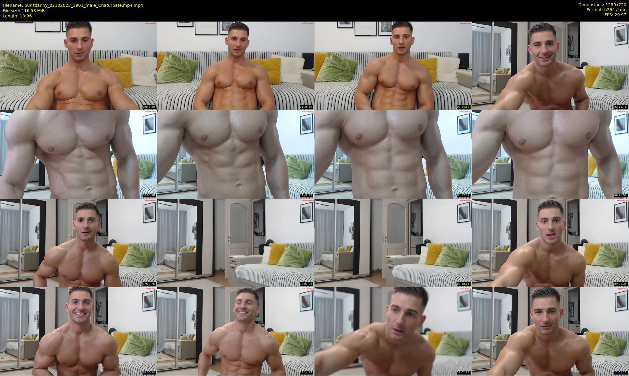 bunzdanny — 14 minute Chaturbate male cam show recording, 720p, Oct 2, 2023