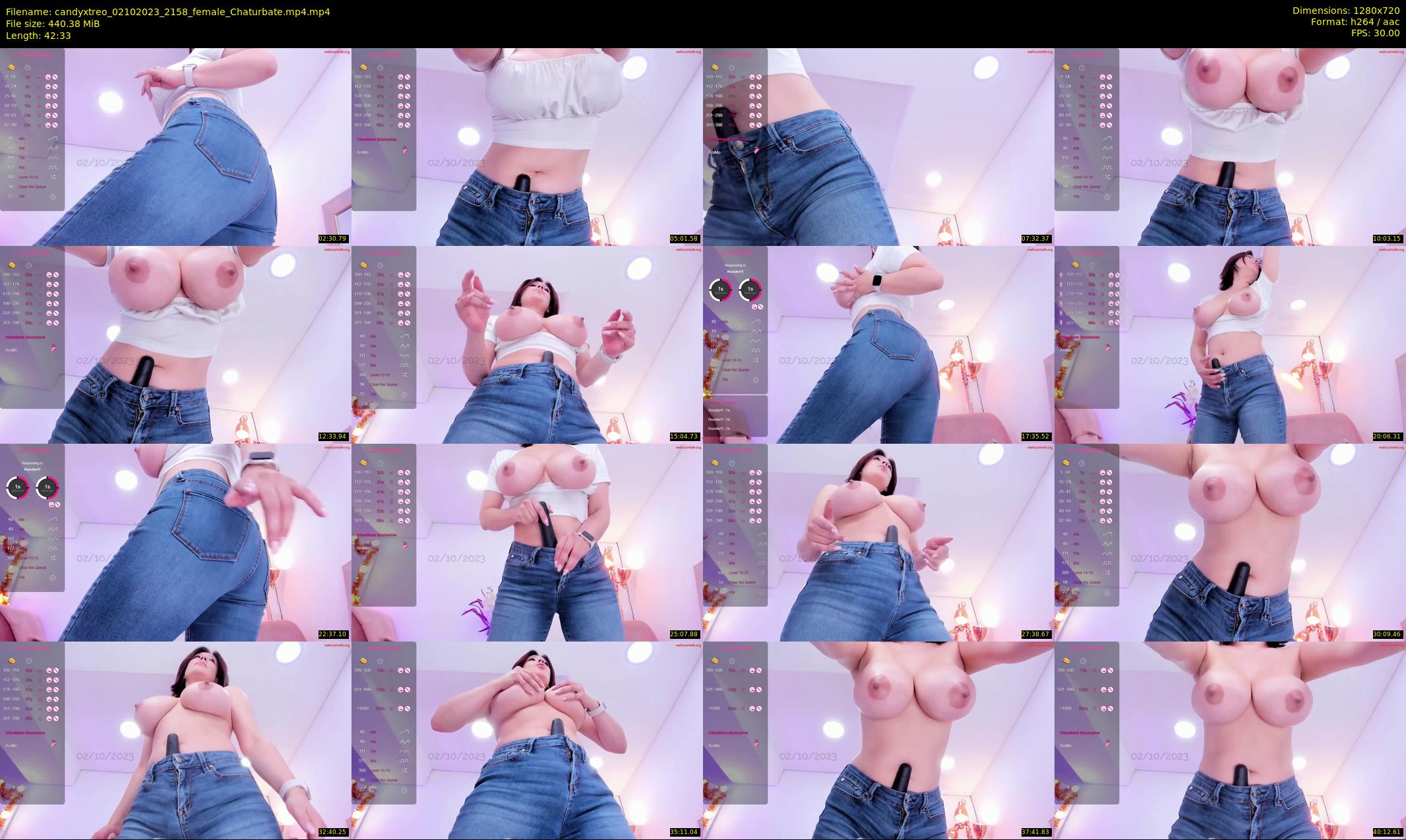 candyxtreo — 43 minute Chaturbate couple cam show recording, 720p, Oct 2, 2023