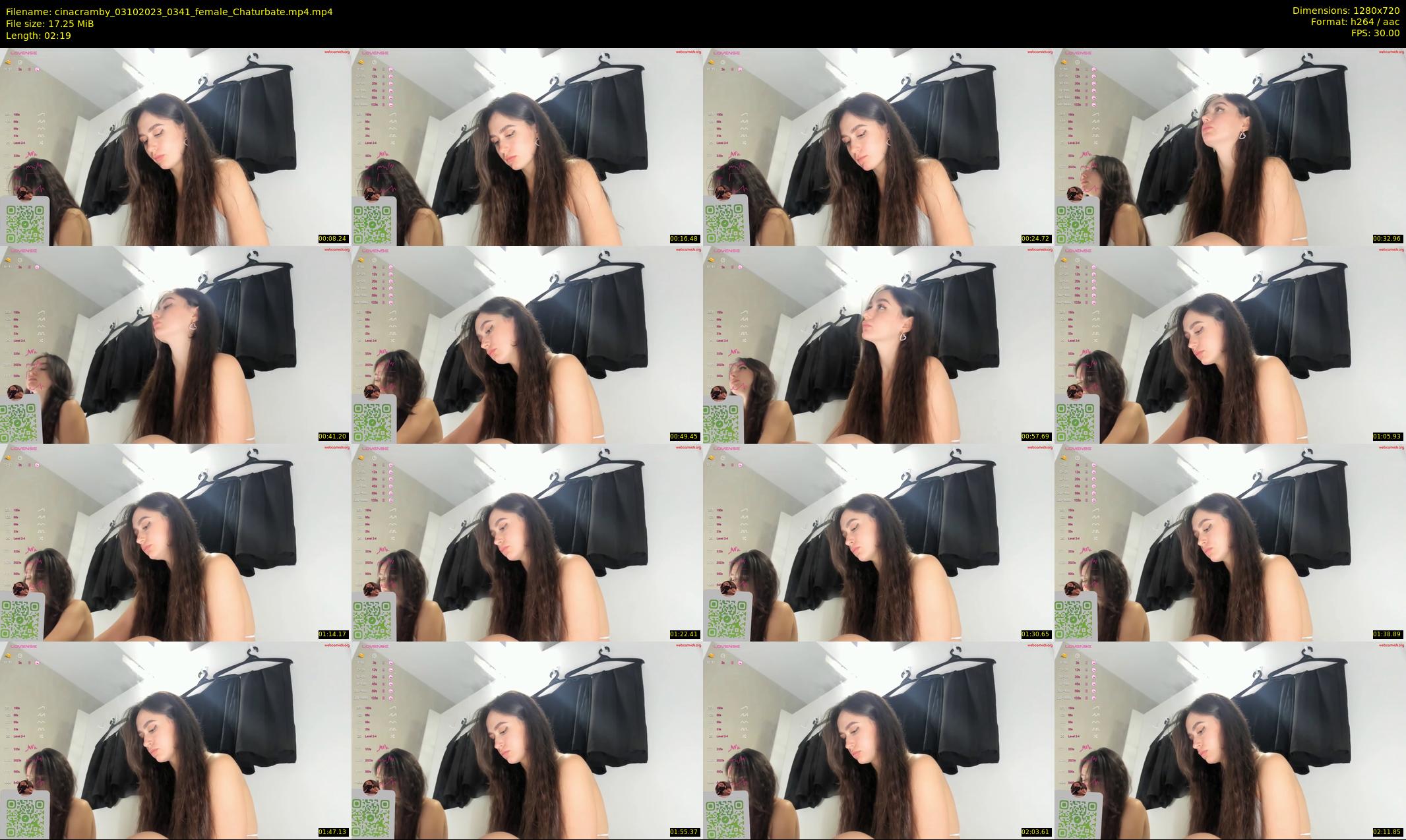 cinacramby — 3 minute Chaturbate female cam show recording, 720p, Oct 3, 2023