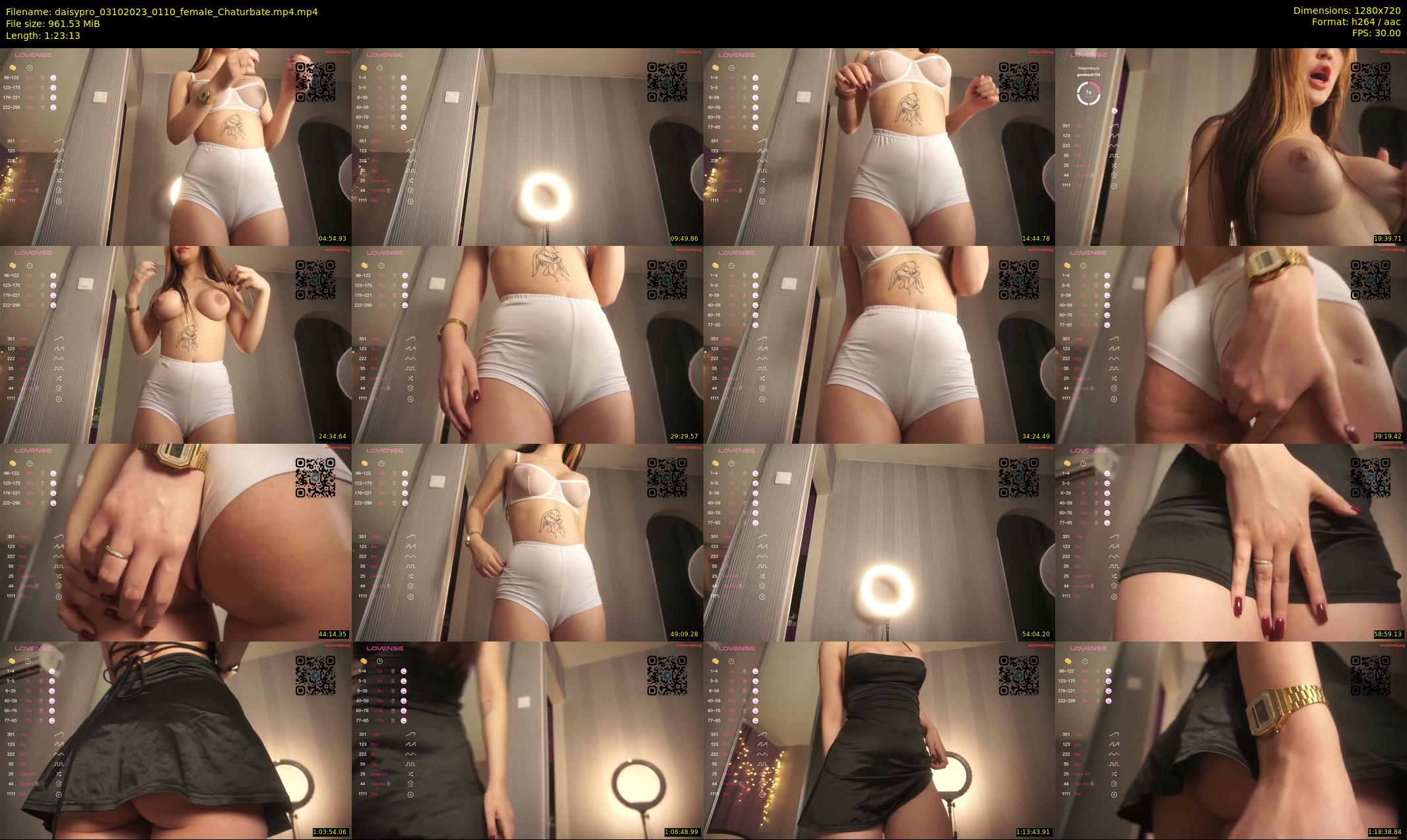 daisypro — 84 minute Chaturbate couple cam show recording, 720p, Oct 3, 2023