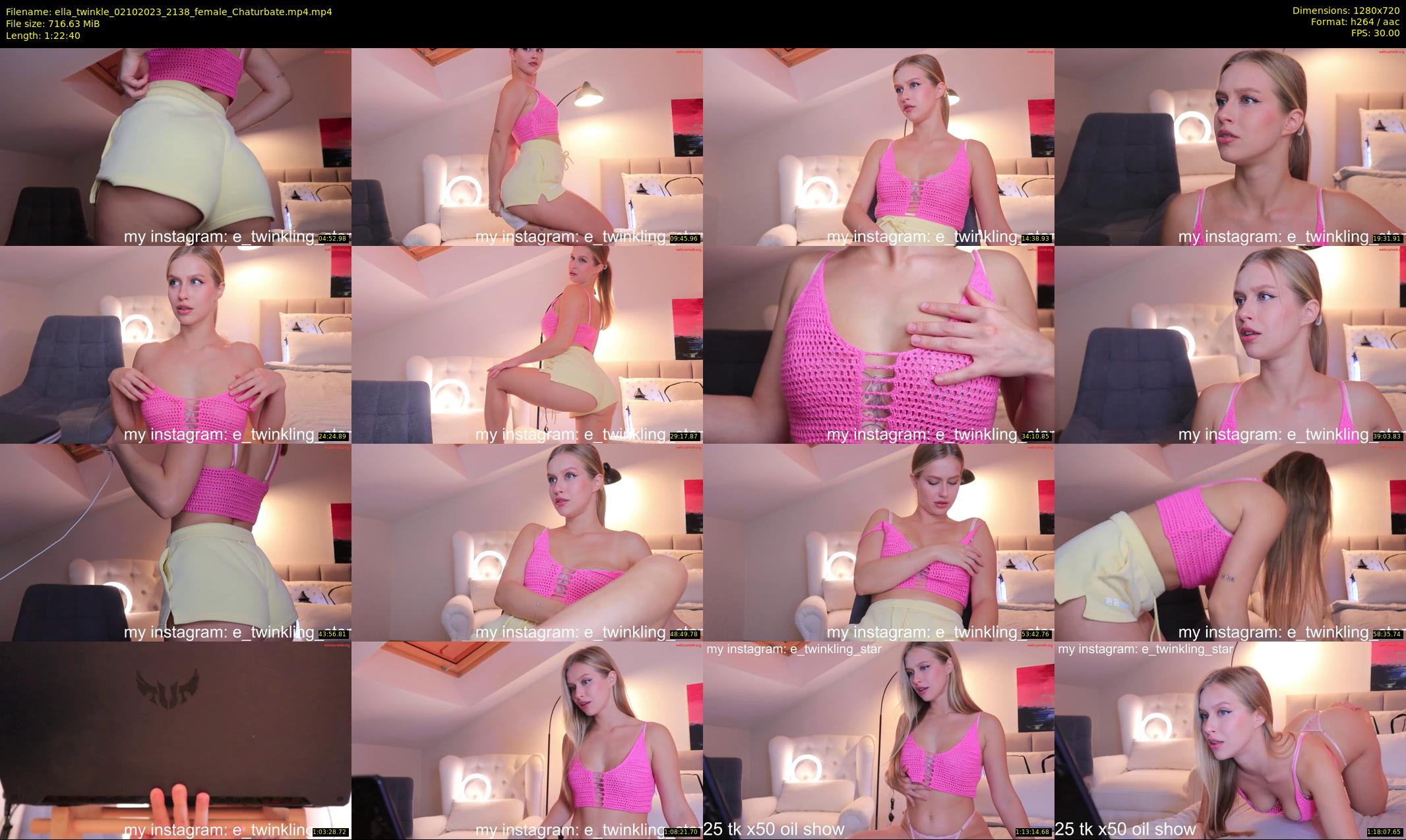 ella_twinkle — 83 minute Chaturbate female cam show recording, 720p, Oct 2, 2023