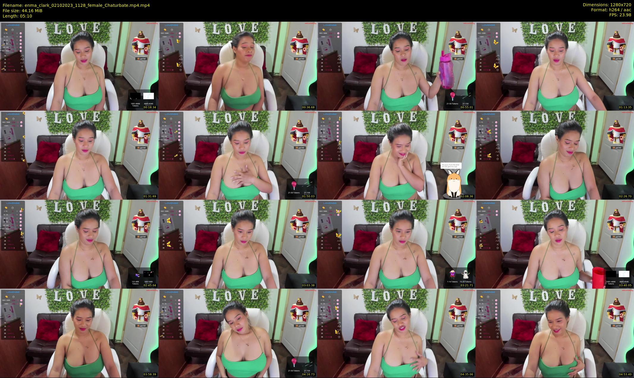 enma_clark — 6 minute Chaturbate female cam show recording, 720p, Oct 2, 2023