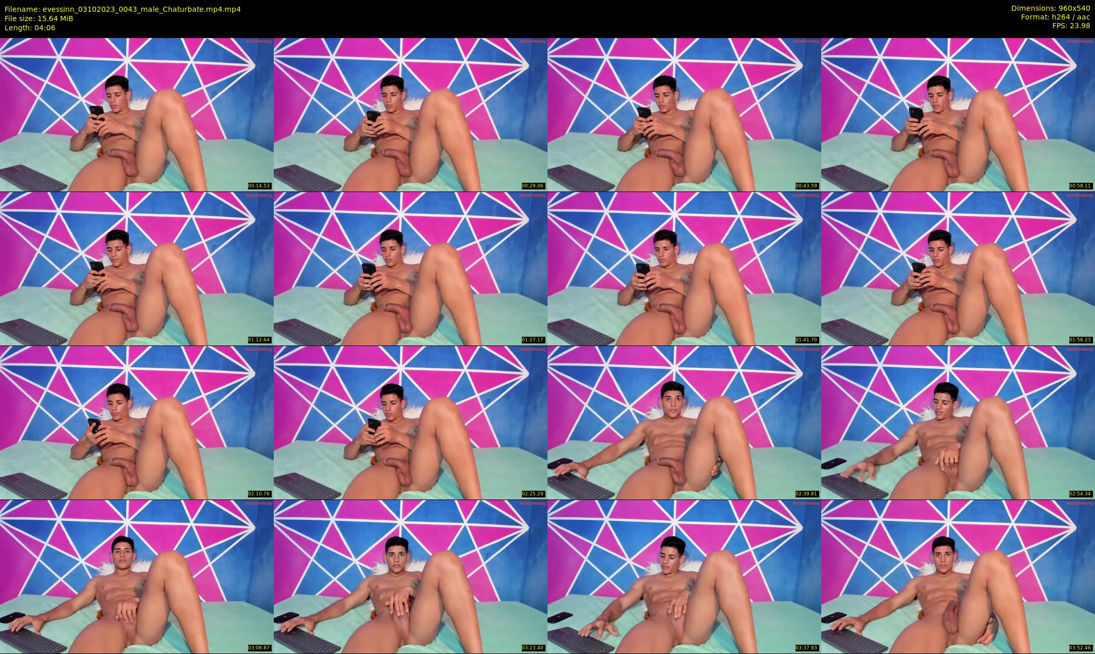 evessinn — 5 minute Chaturbate male cam show recording, 480p, Oct 3, 2023