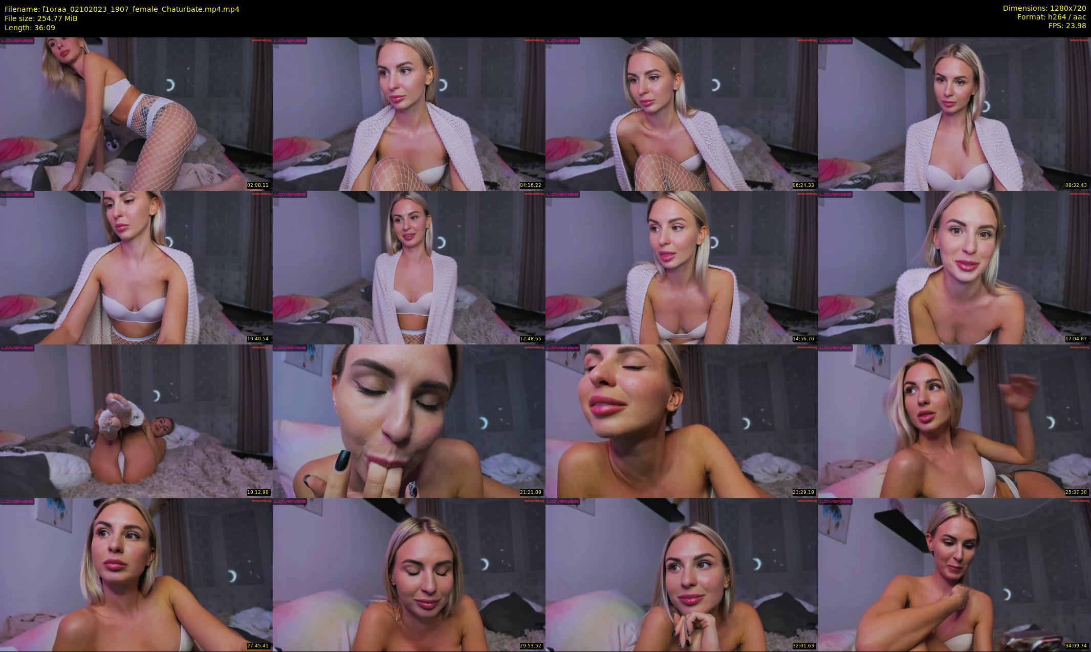f1oraa — 37 minute Chaturbate female cam show recording, 720p, Oct 2, 2023