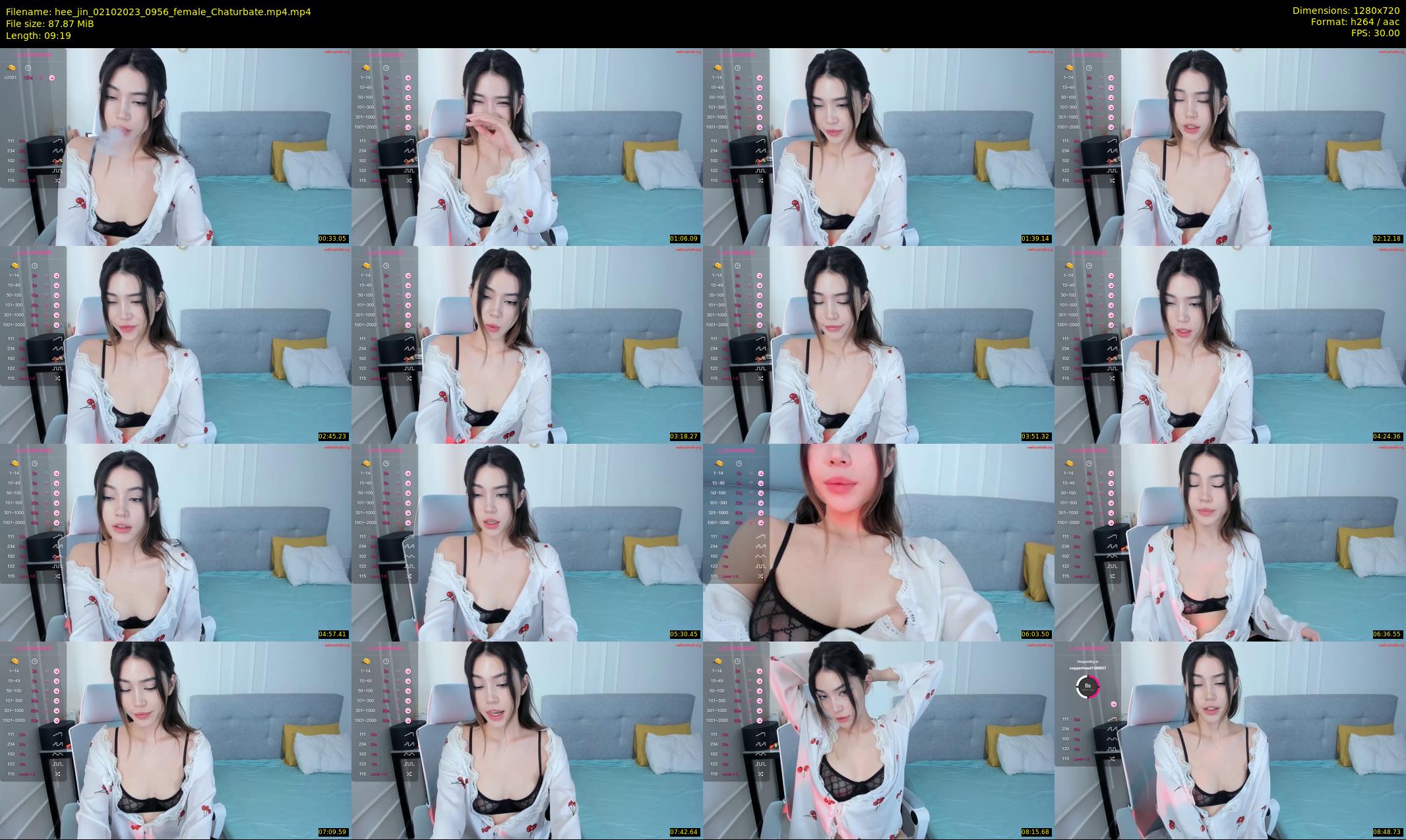 hee_jin — 10 minute Chaturbate female cam show recording, 720p, Oct 2, 2023