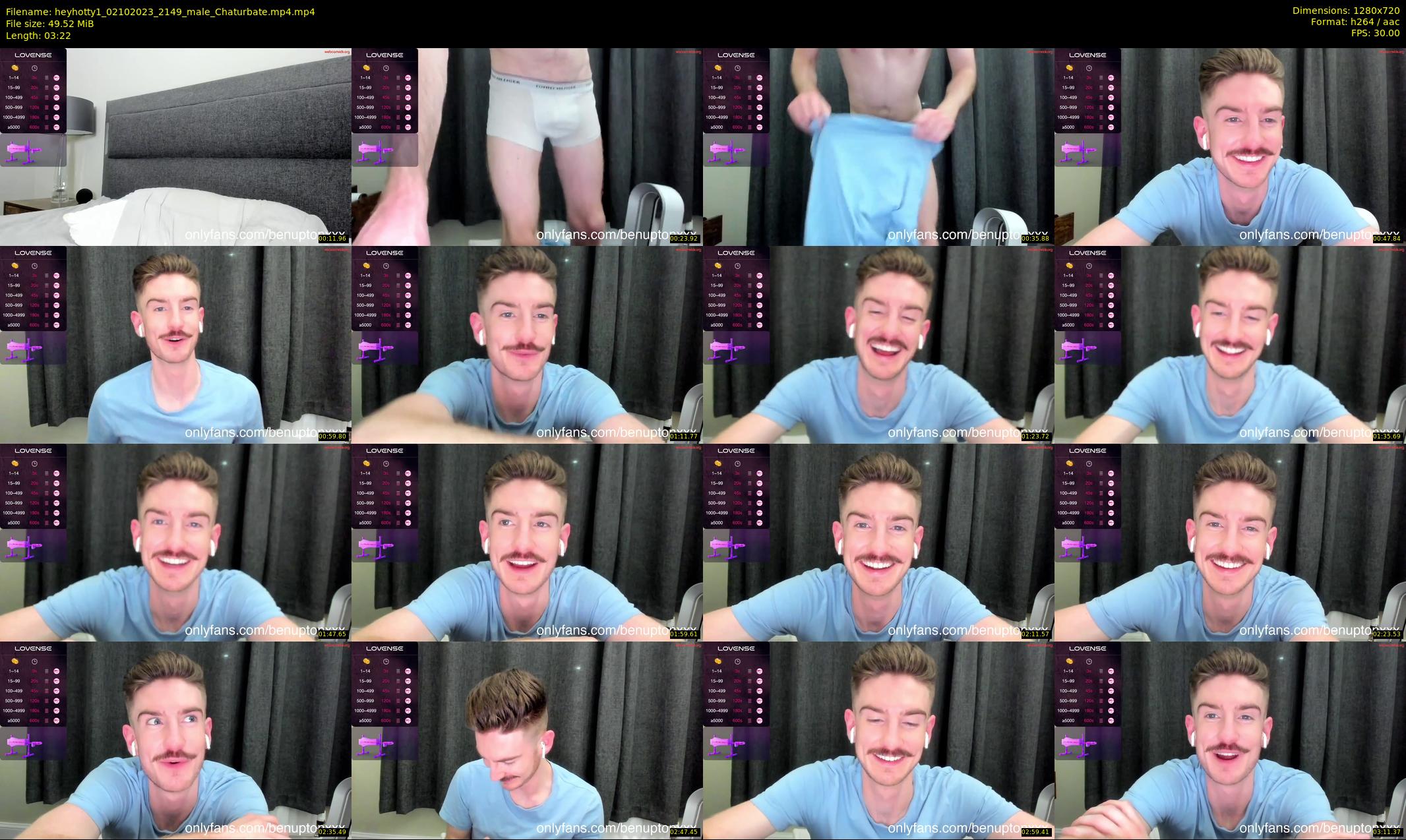 heyhotty1 — 4 minute Chaturbate male cam show recording, 720p, Oct 2, 2023