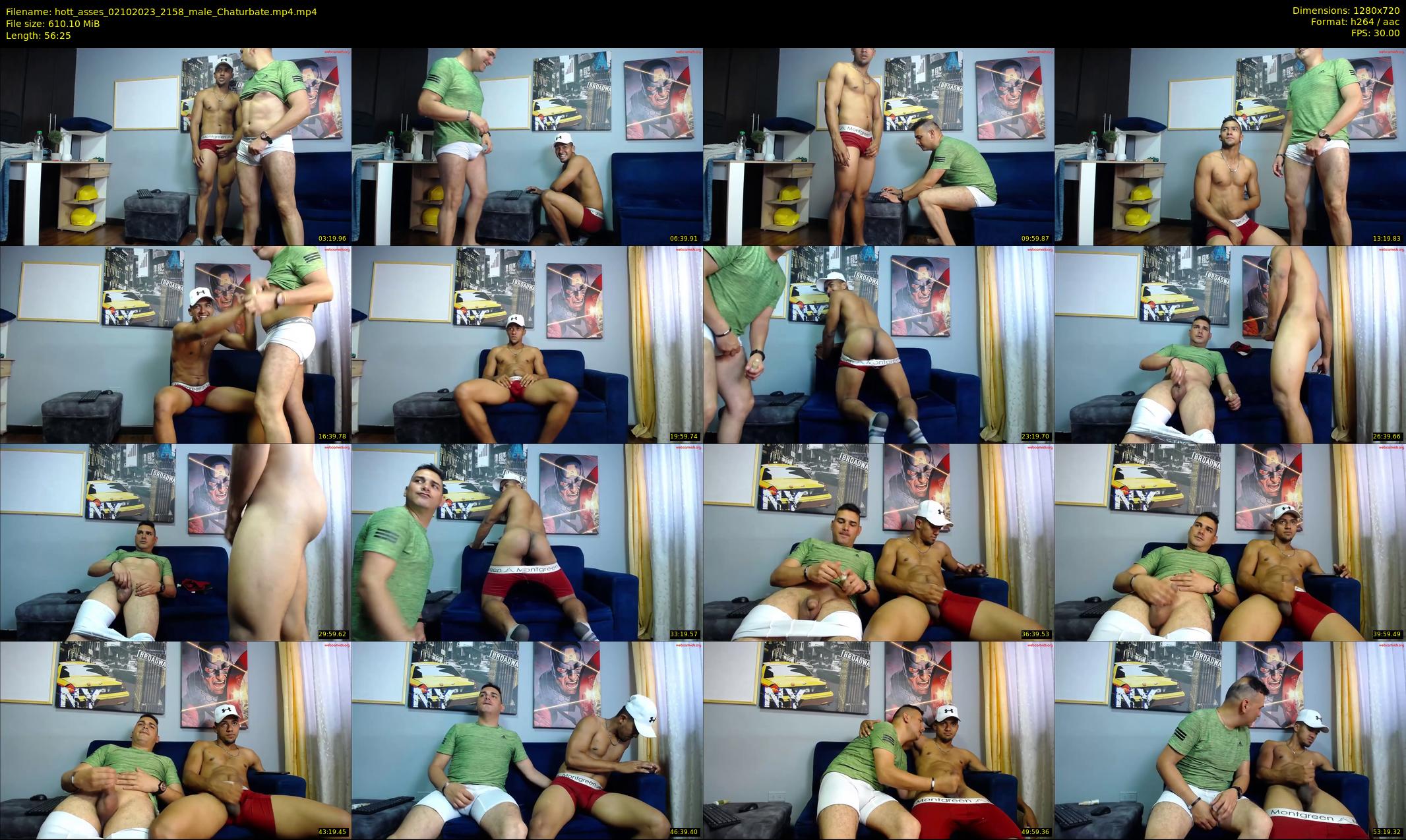hott_asses — 57 minute Chaturbate male cam show recording, 720p, Oct 2, 2023