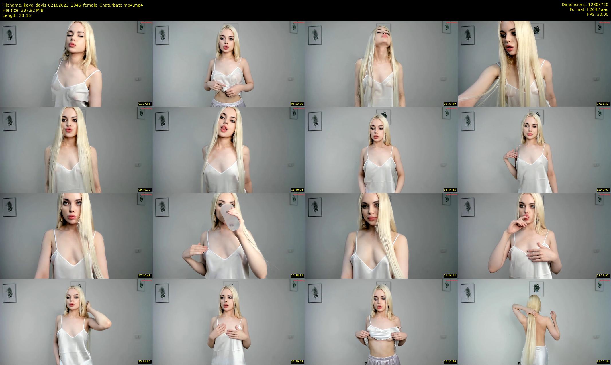 kaya_davis — 34 minute Chaturbate female cam show recording, 720p, Oct 2, 2023