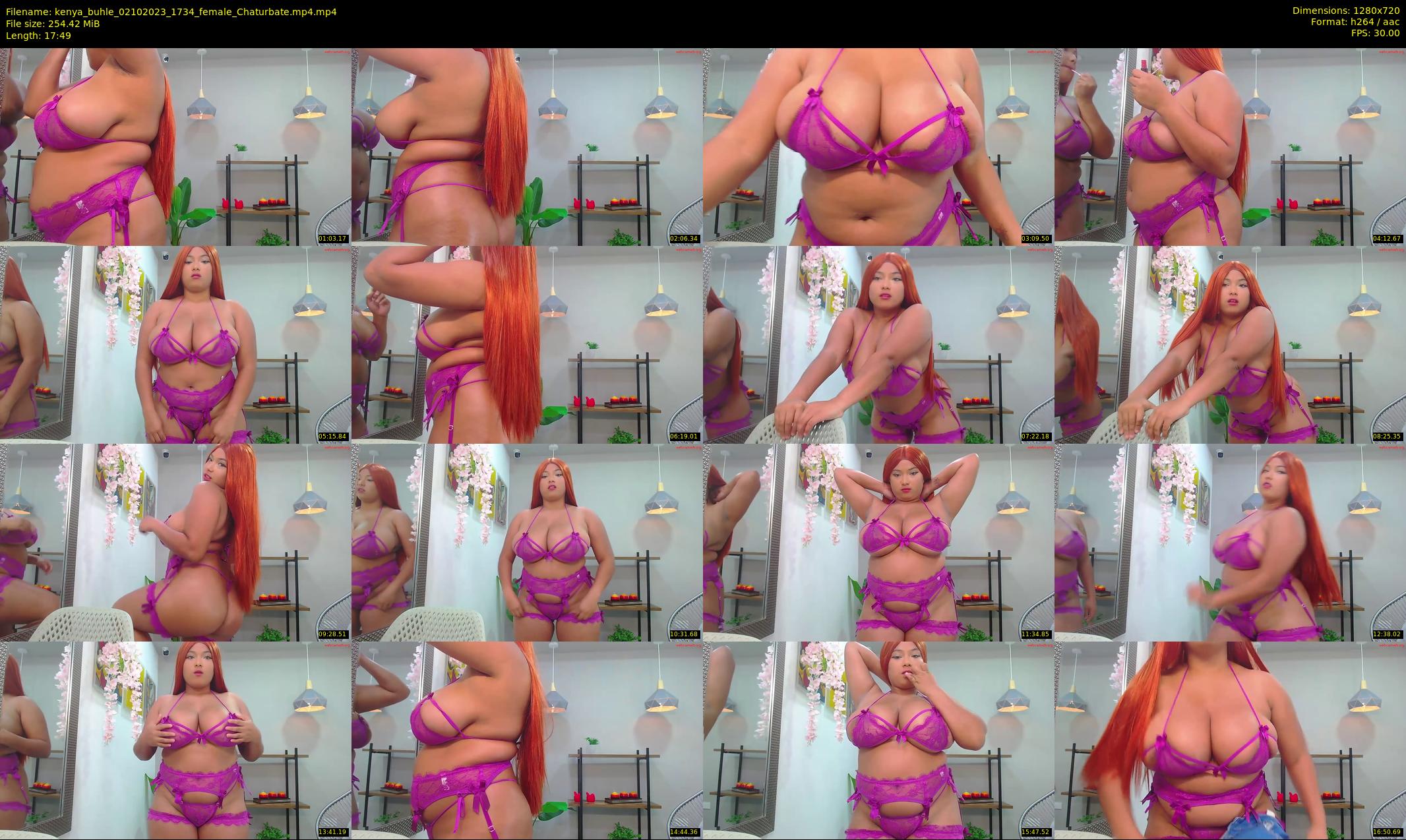 kenya_buhle — 18 minute Chaturbate female cam show recording, 720p, Oct 2, 2023