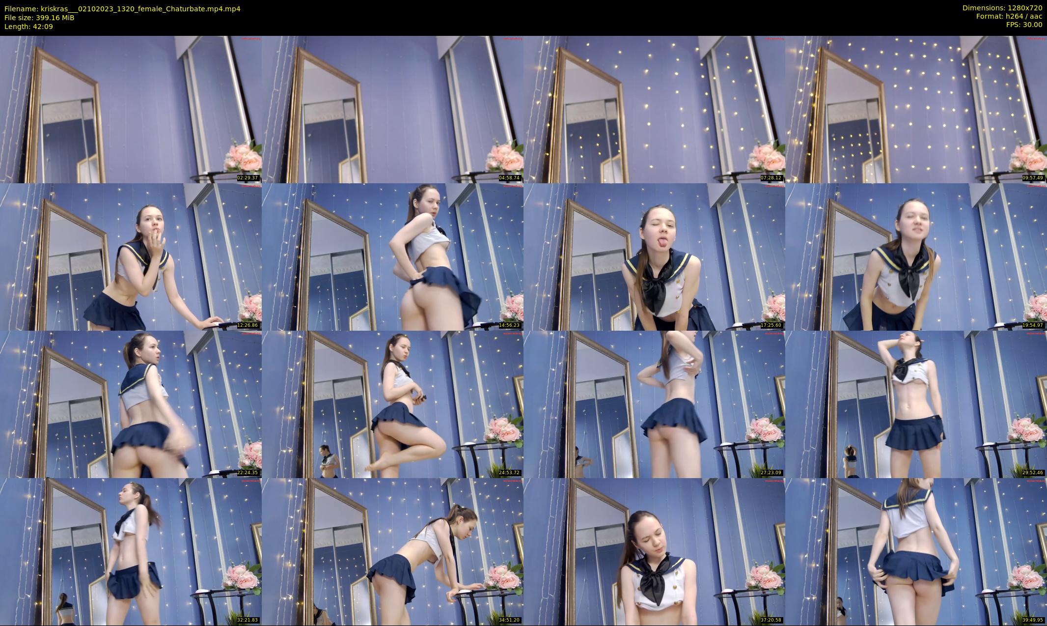 kriskras__ — 43 minute Chaturbate female cam show recording, 720p, Oct 2, 2023