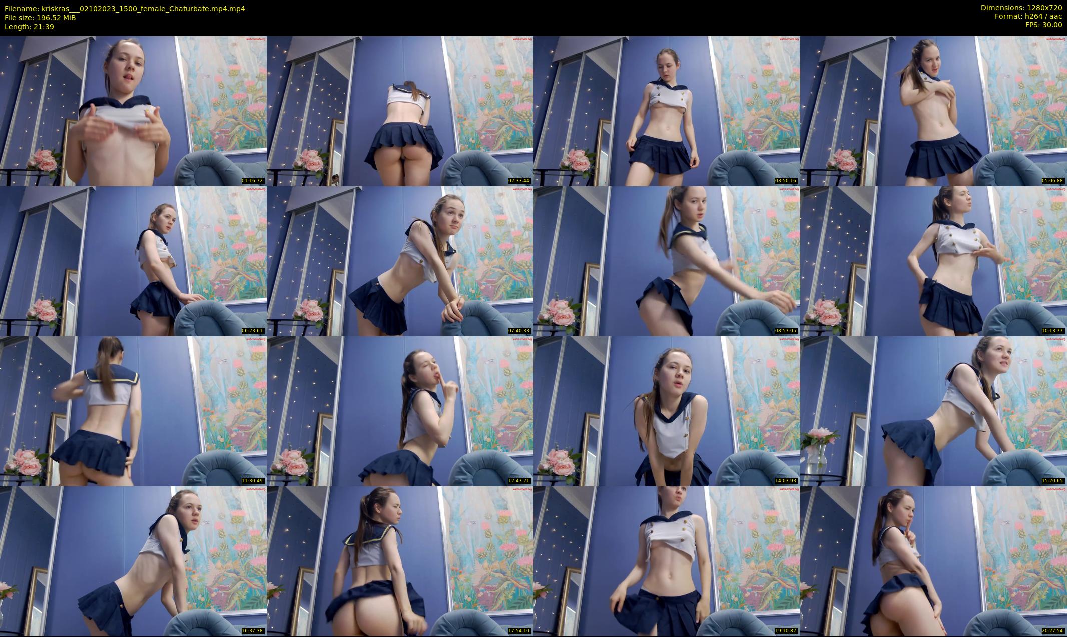 kriskras__ — 22 minute Chaturbate female cam show recording, 720p, Oct 2, 2023