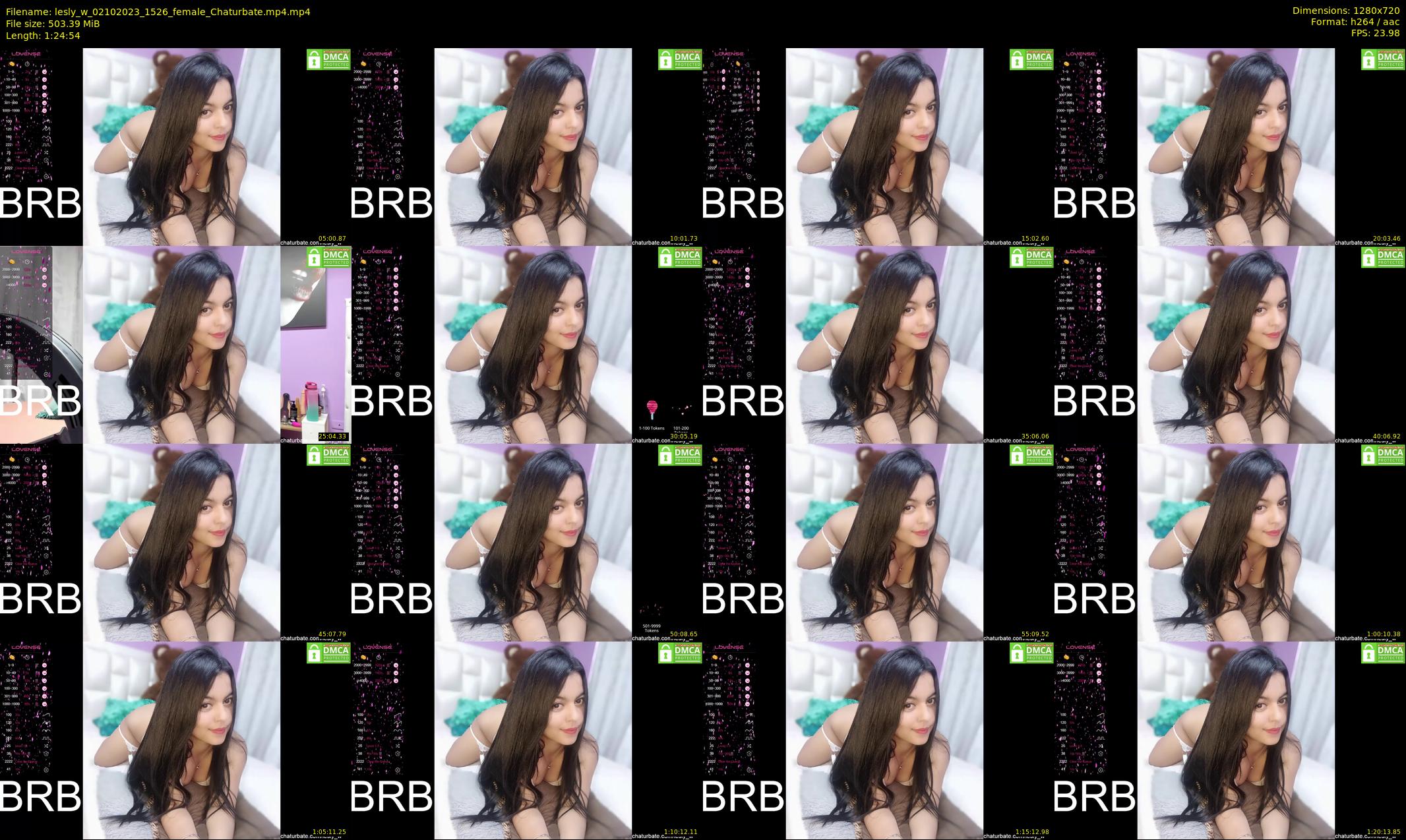 lesly_w — 85 minute Chaturbate female cam show recording, 720p, Oct 2, 2023