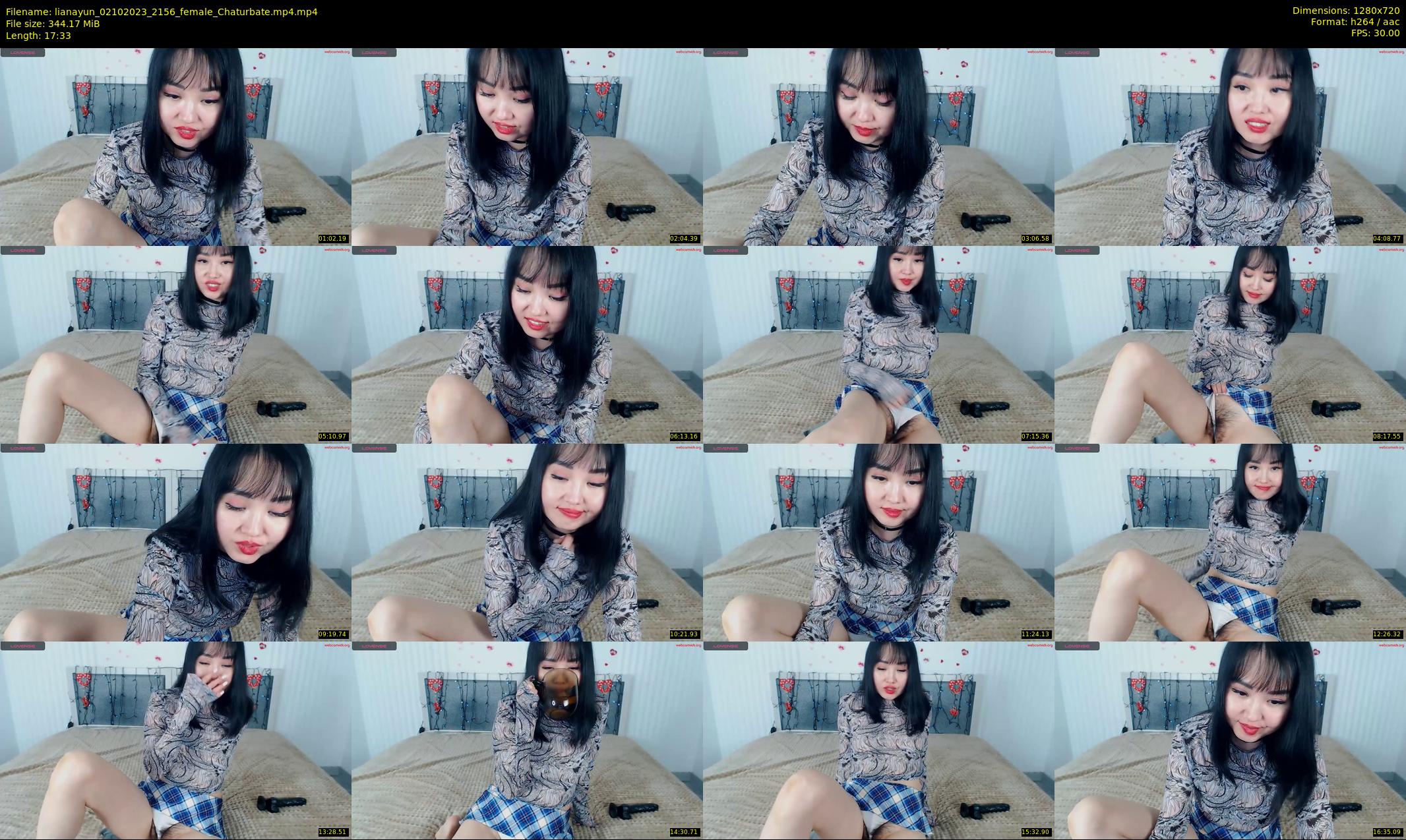 lianayun — 18 minute Chaturbate female cam show recording, 720p, Oct 2, 2023