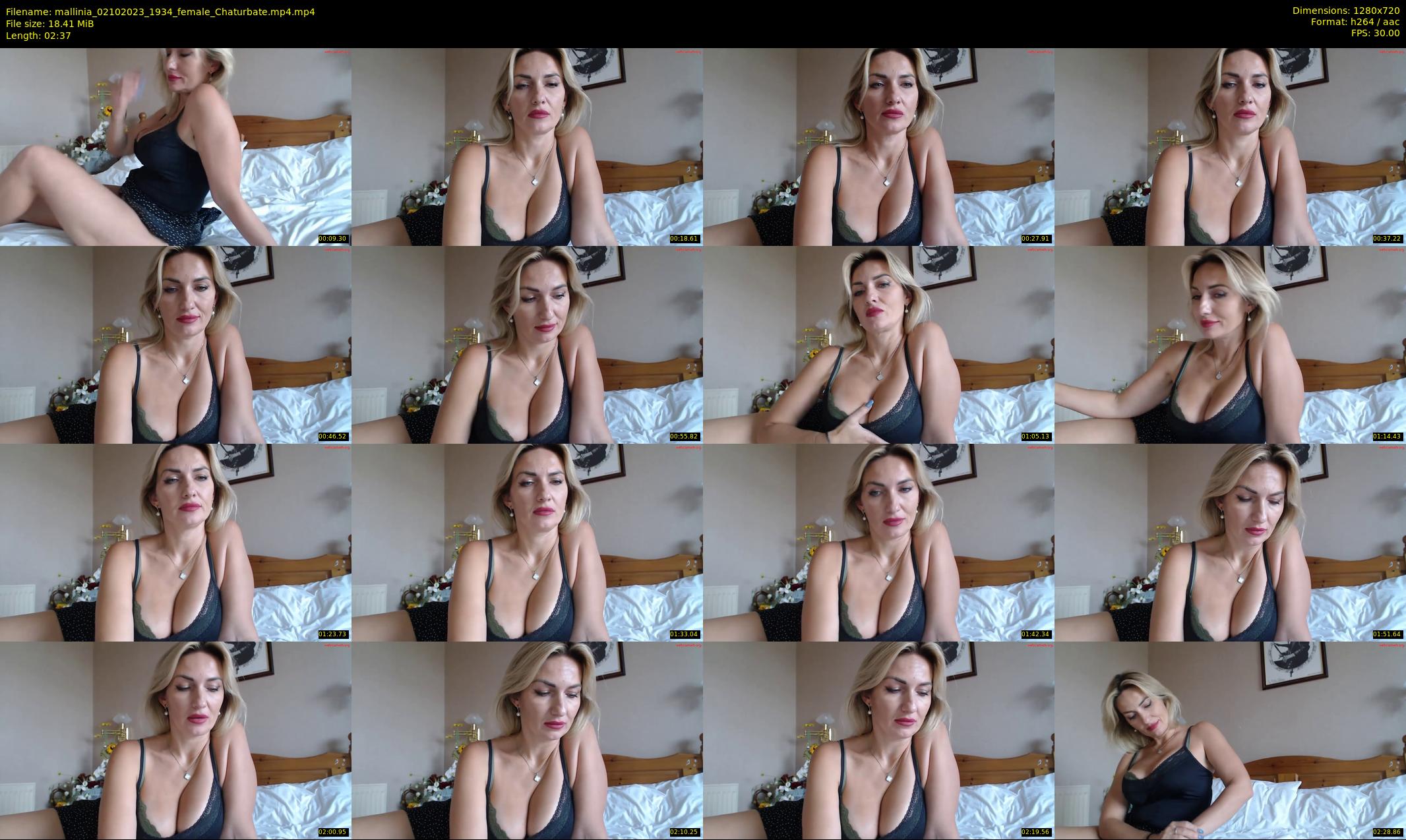 mallinia — 3 minute Chaturbate female cam show recording, 720p, Oct 2, 2023