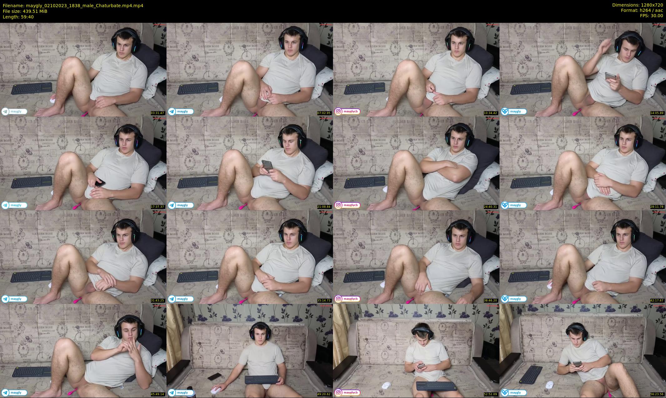 maygly — 60 minute Chaturbate male cam show recording, 720p, Oct 2, 2023