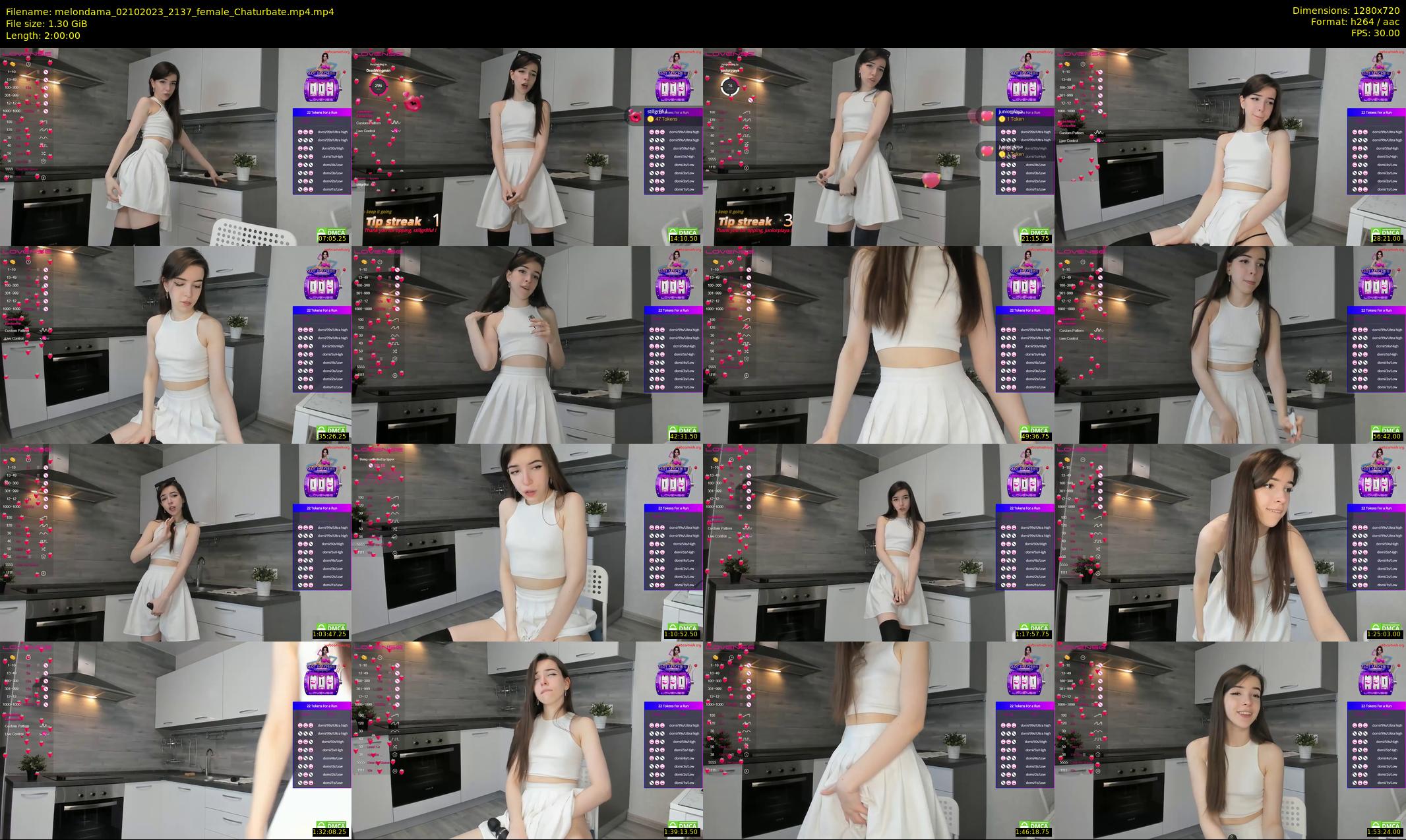 melondama — 120 minute Chaturbate female cam show recording, 720p, Oct 2, 2023