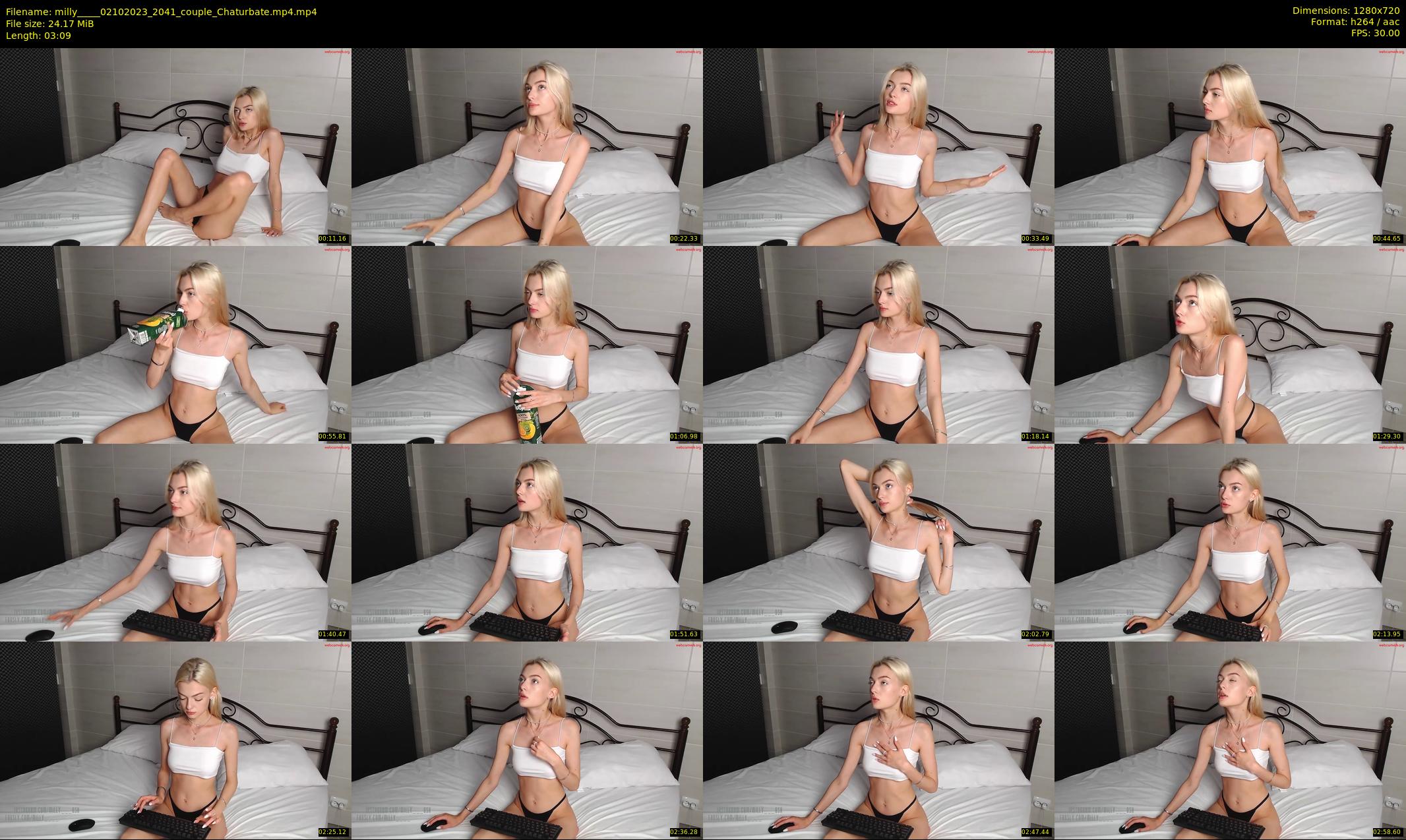 milly____ — 4 minute Chaturbate couple cam show recording, 720p, Oct 2, 2023