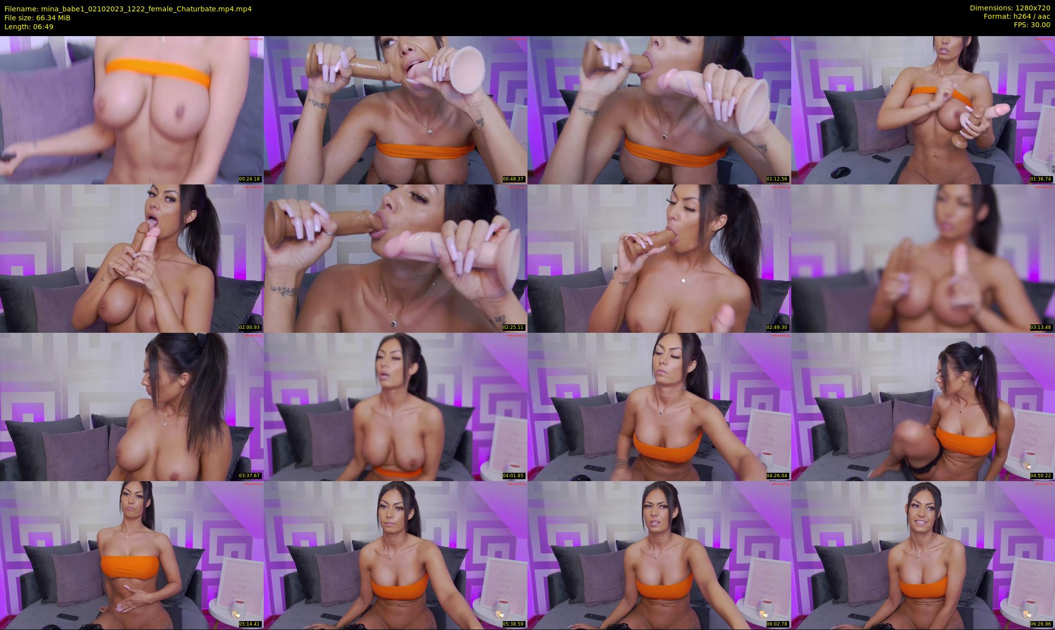 mina_babe1 — 7 minute Chaturbate female cam show recording, 720p, Oct 2, 2023