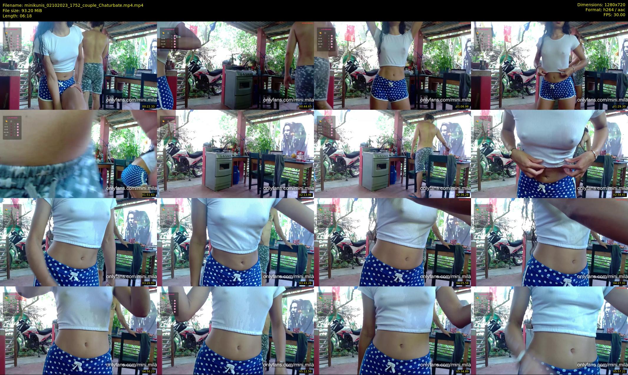 minikunis — 7 minute Chaturbate couple cam show recording, 720p, Oct 2, 2023