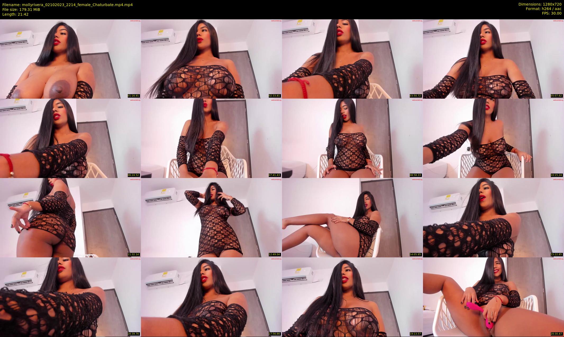 mollyrivera — 22 minute Chaturbate female cam show recording, 720p, Oct 2, 2023