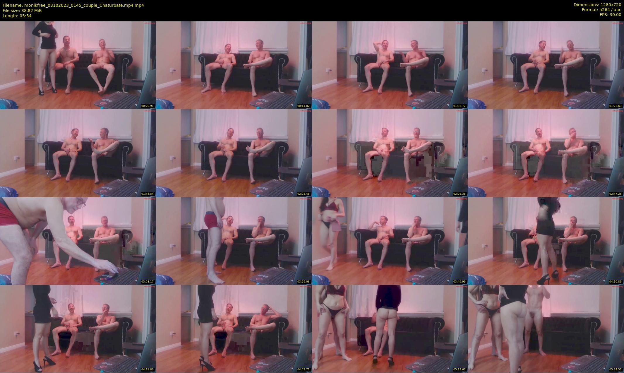 monikfree — 6 minute Chaturbate couple cam show recording, 720p, Oct 3, 2023