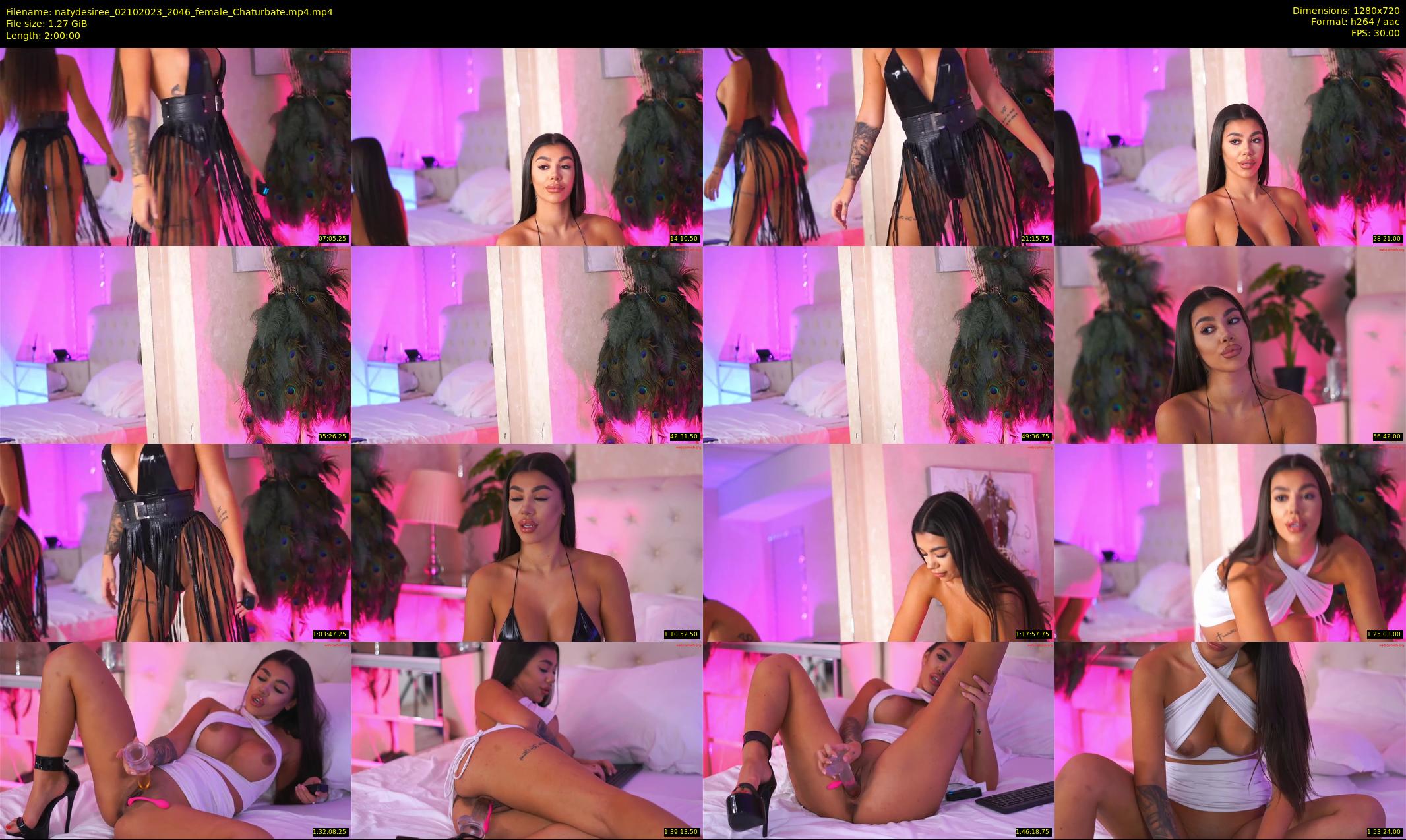 natydesiree — 120 minute Chaturbate female cam show recording, 720p, Oct 2, 2023