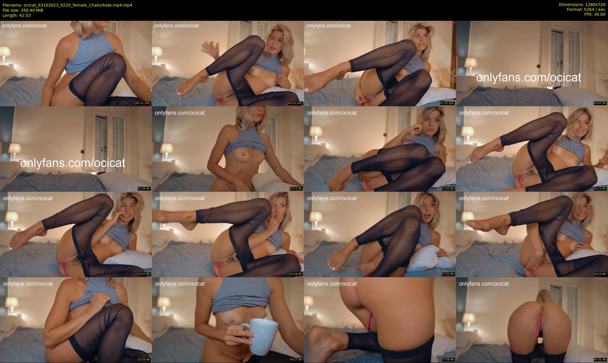 ocicat — 43 minute Chaturbate female cam show recording, 720p, Oct 3, 2023
