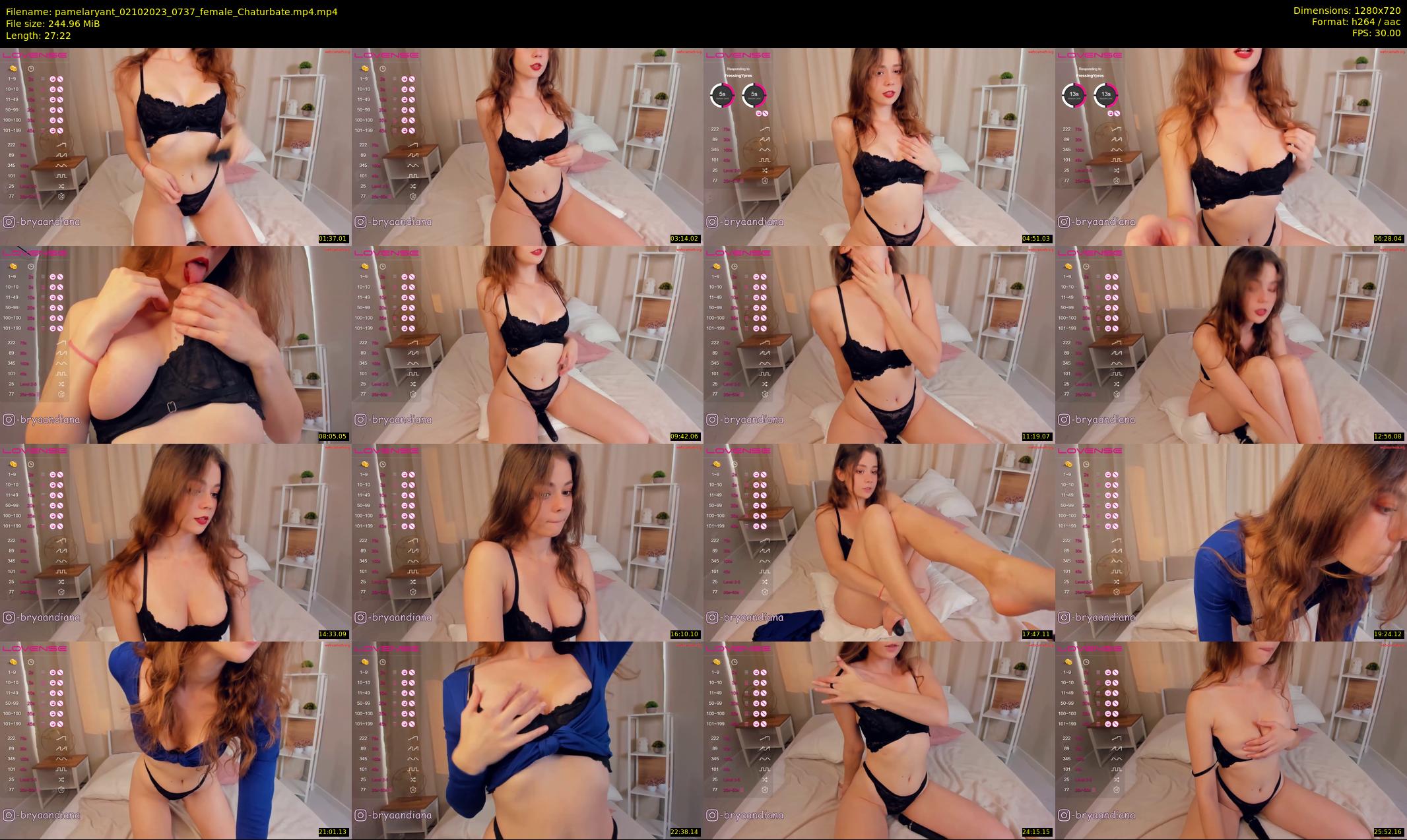 pamelaryant — 28 minute Chaturbate female cam show recording, 720p, Oct 2, 2023