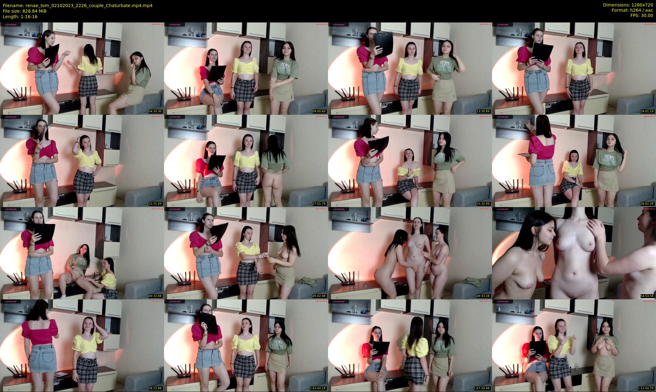 renae_tom — 77 minute Chaturbate couple cam show recording, 720p, Oct 2, 2023