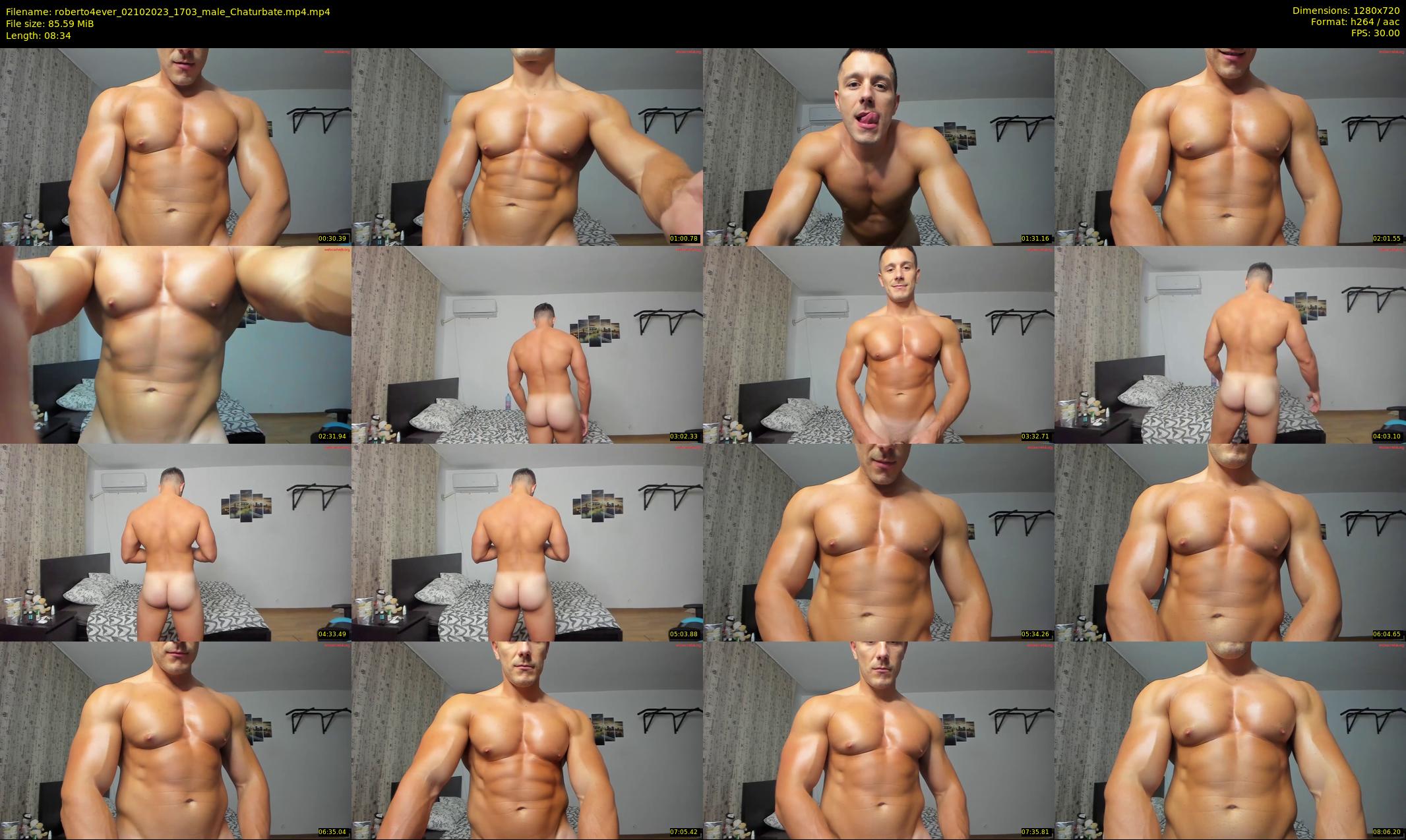 roberto4ever — 9 minute Chaturbate male cam show recording, 720p, Oct 2, 2023