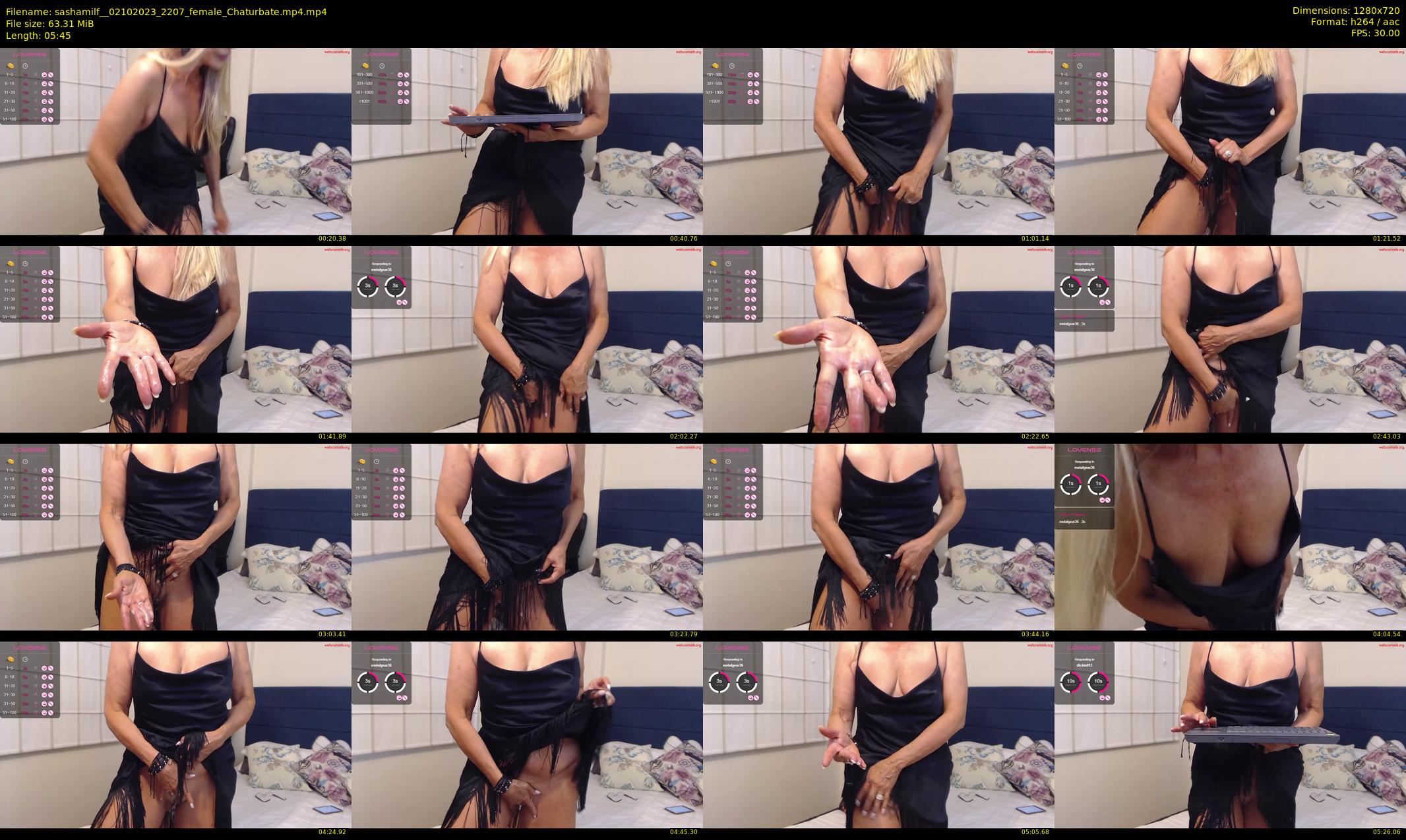 sashamilf_ — 6 minute Chaturbate female cam show recording, 720p, Oct 2, 2023