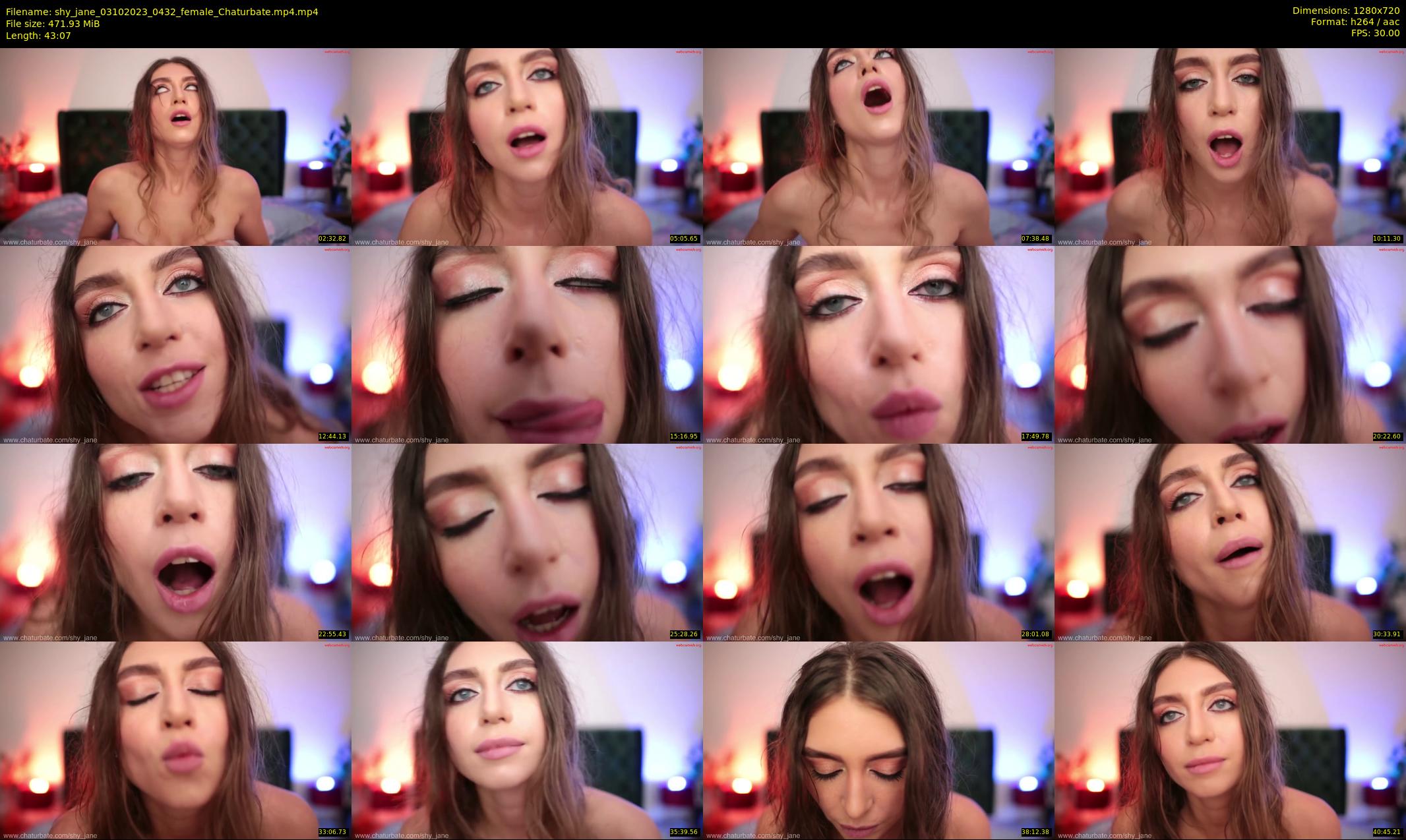 shy_jane — 44 minute Chaturbate female cam show recording, 720p, Oct 3, 2023