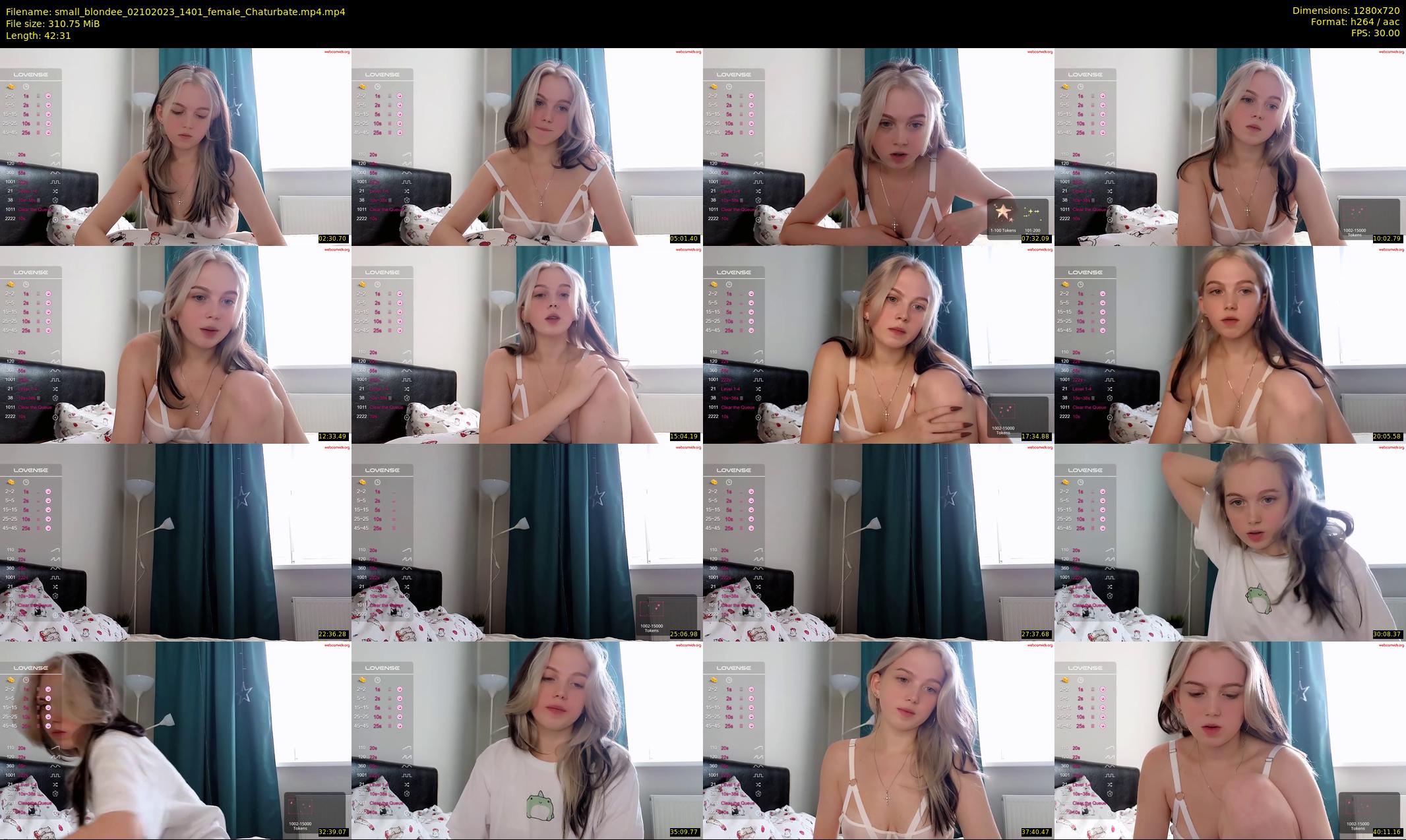 small_blondee — 43 minute Chaturbate female cam show recording, 720p, Oct 2, 2023