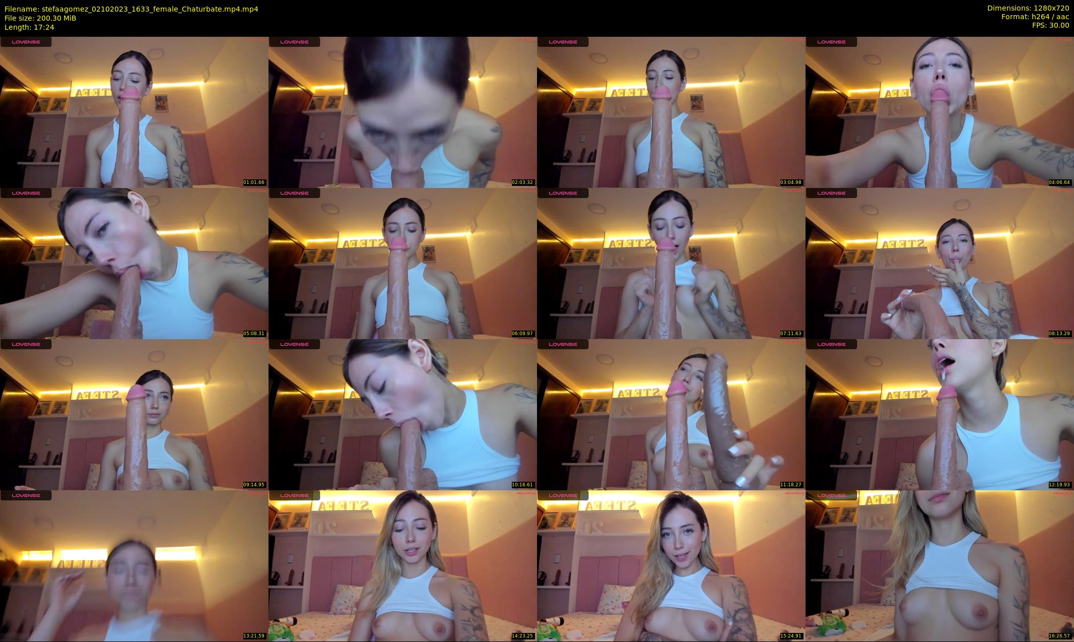 stefaagomez — 18 minute Chaturbate female cam show recording, 720p, Oct 2, 2023