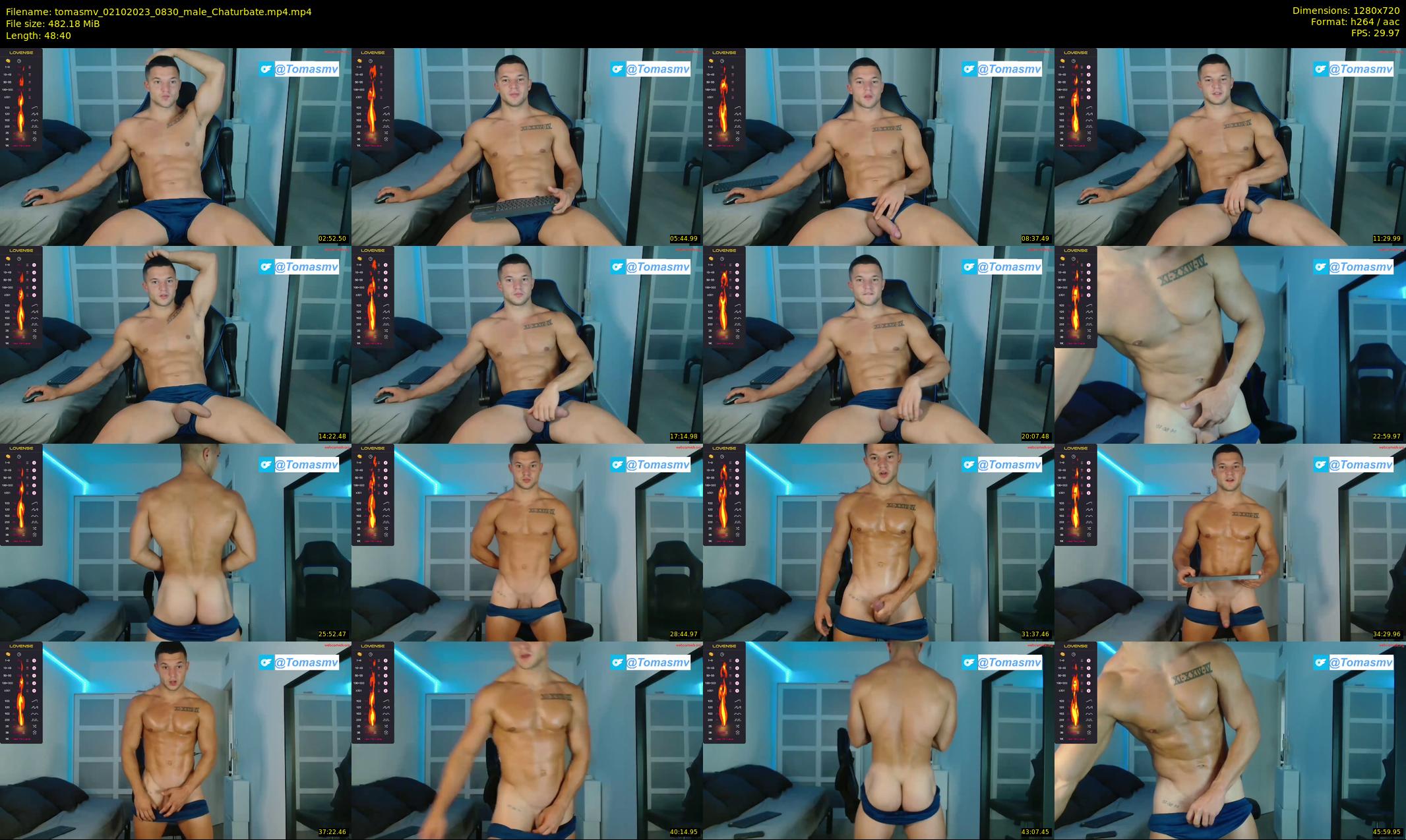 tomasmv — 49 minute Chaturbate male cam show recording, 720p, Oct 2, 2023
