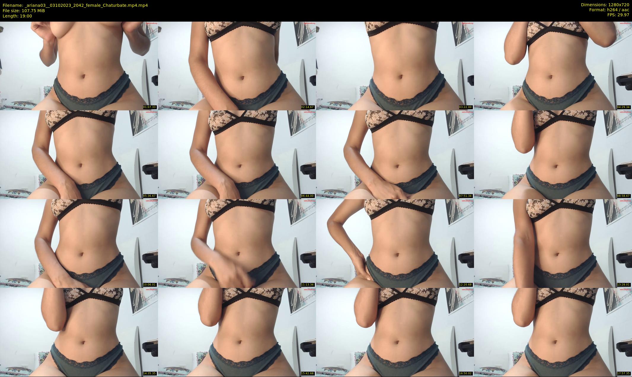 _ariana03_ — 19 minute Chaturbate female cam show recording, 720p, Oct 3, 2023