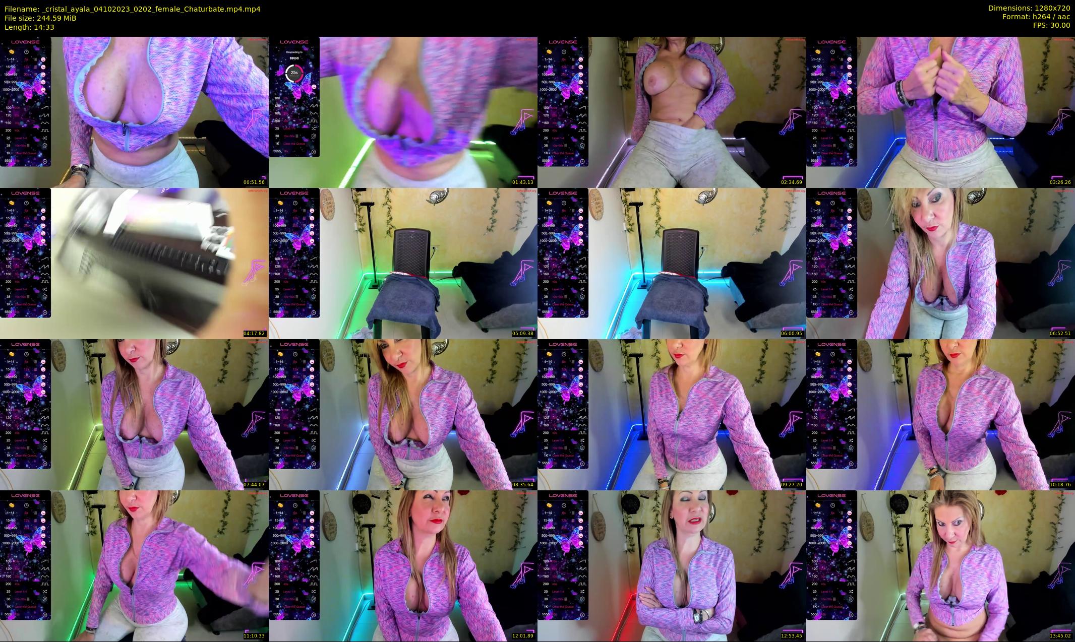 _cristal_ayala — 15 minute Chaturbate female cam show recording, 720p, Oct 4, 2023