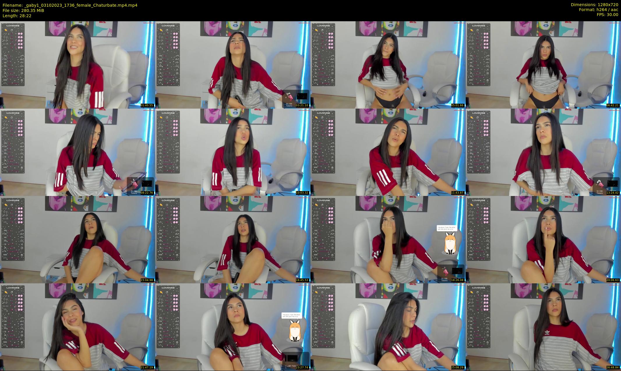 _gaby1 — 29 minute Chaturbate female cam show recording, 720p, Oct 3, 2023