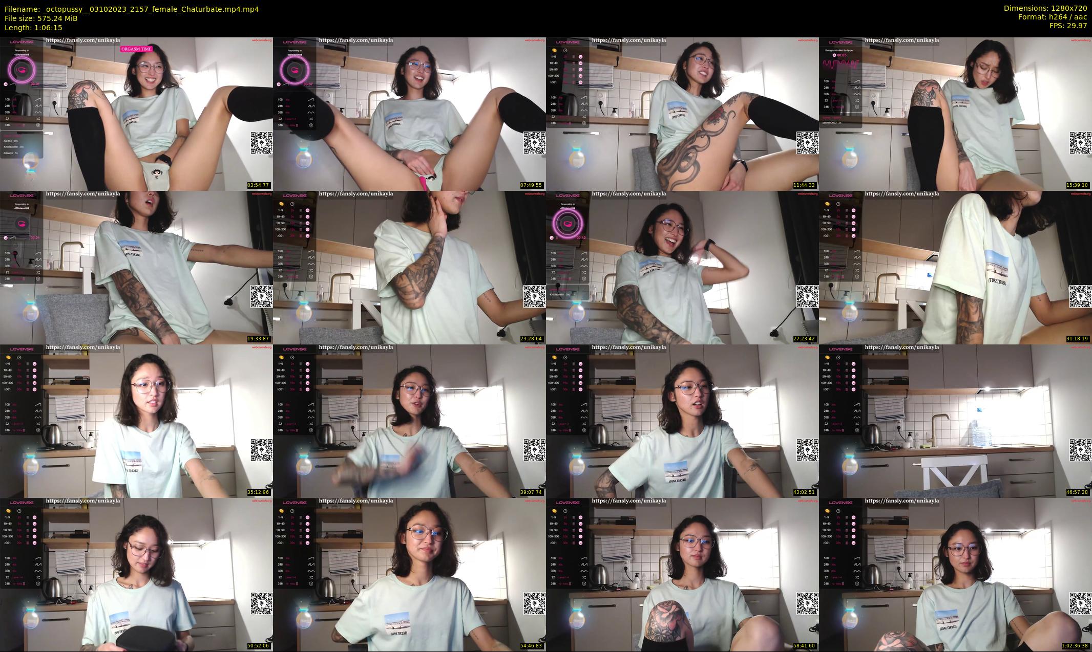 _octopussy_ — 67 minute Chaturbate female cam show recording, 720p, Oct 3, 2023