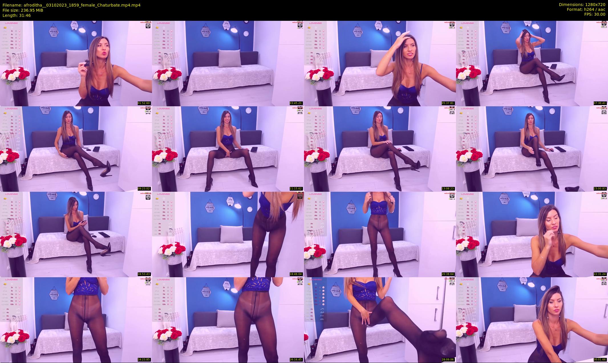 afroditha_ — 32 minute Chaturbate female cam show recording, 720p, Oct 3, 2023