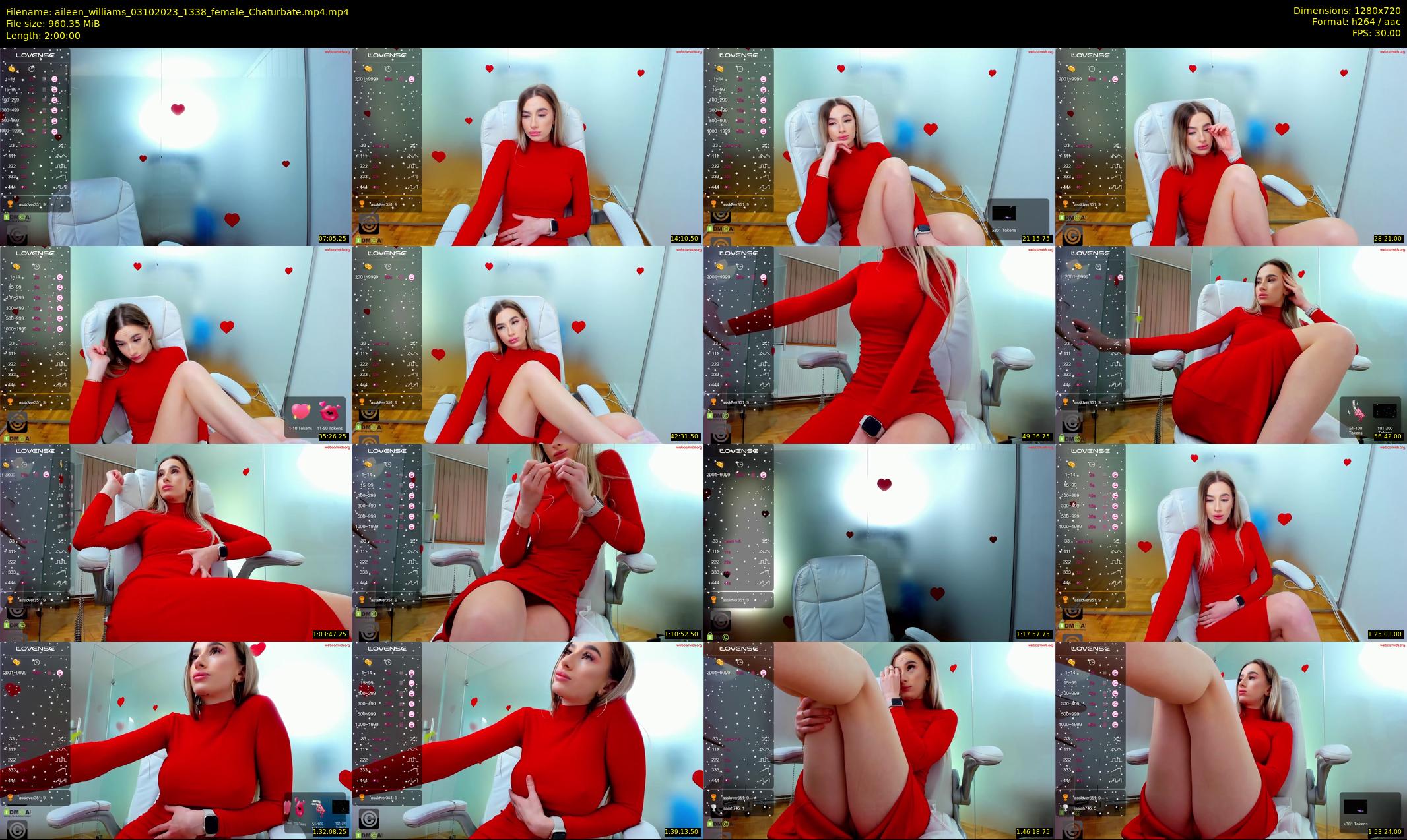 aileen_williams — 120 minute Chaturbate female cam show recording, 720p, Oct 3, 2023