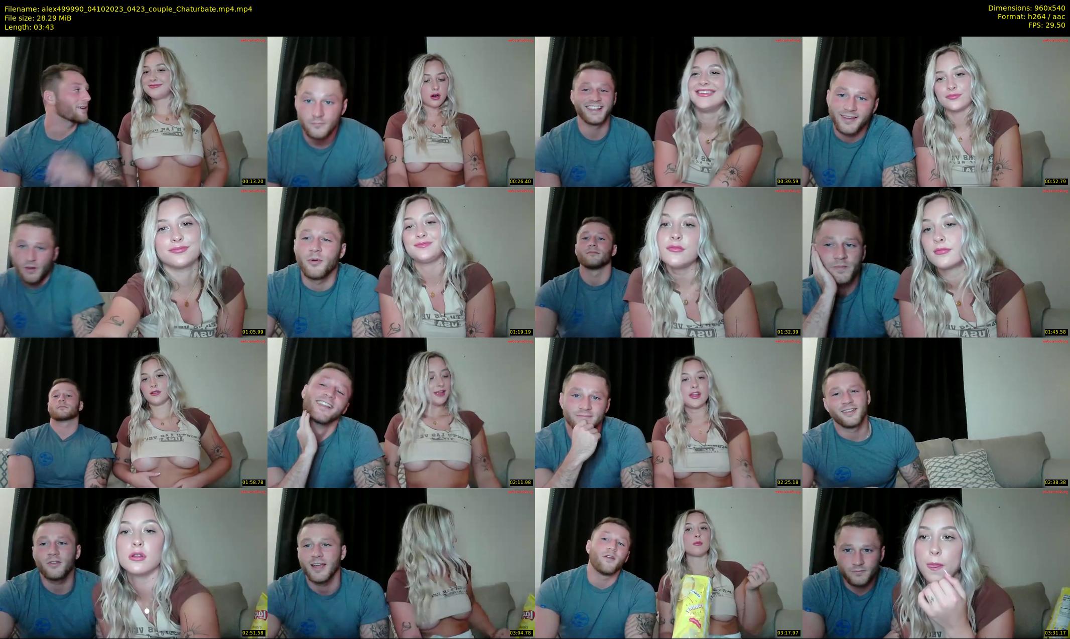 alex499990 — 4 minute Chaturbate female cam show recording, 480p, Oct 4, 2023